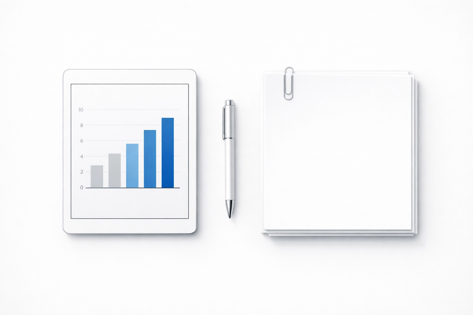 Organized workspace with financial charts representing professional bookkeeping services in Austin MN.