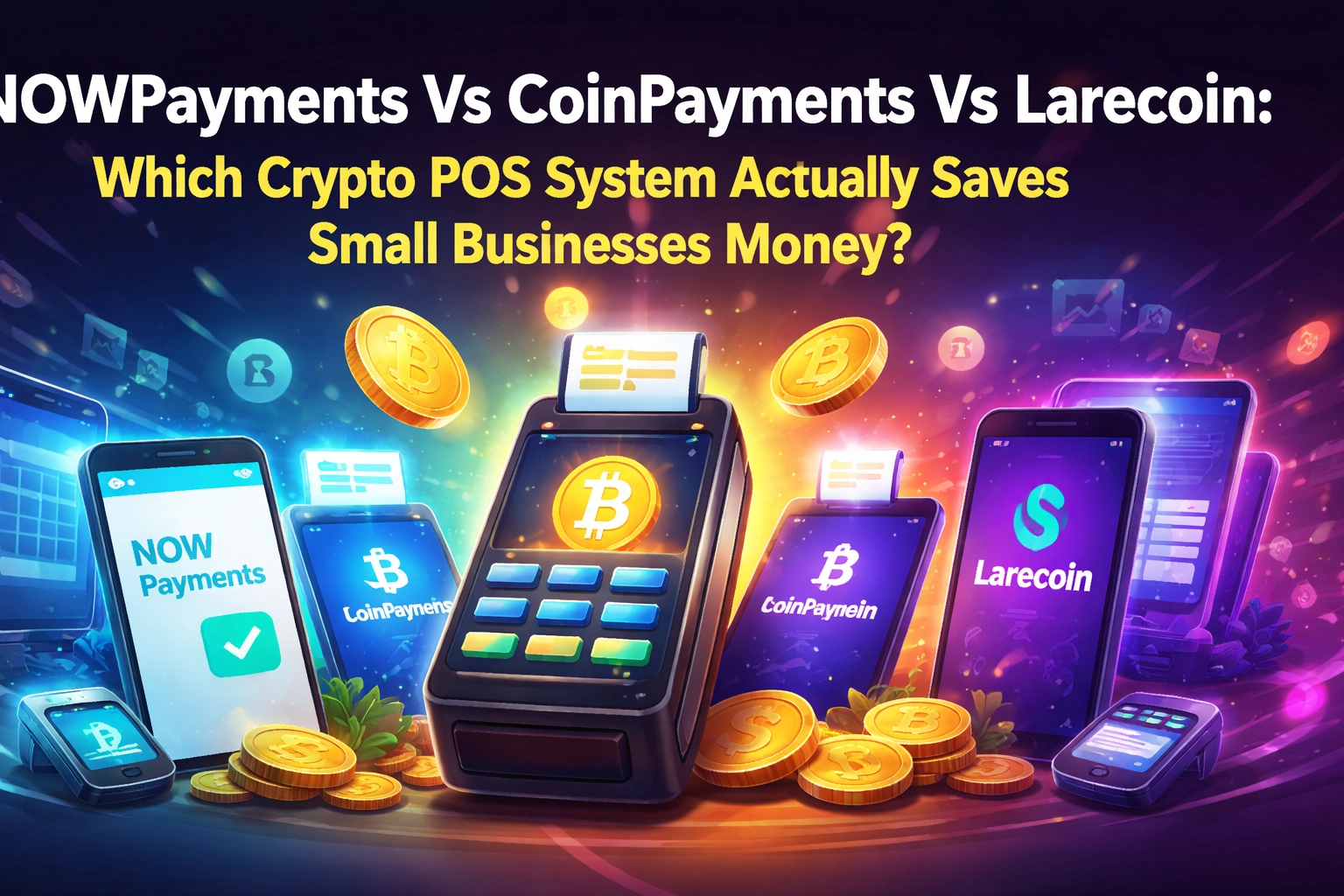 [HERO] NOWPayments Vs CoinPayments Vs Larecoin: Which Crypto POS System Actually Saves Small Businesses Money?