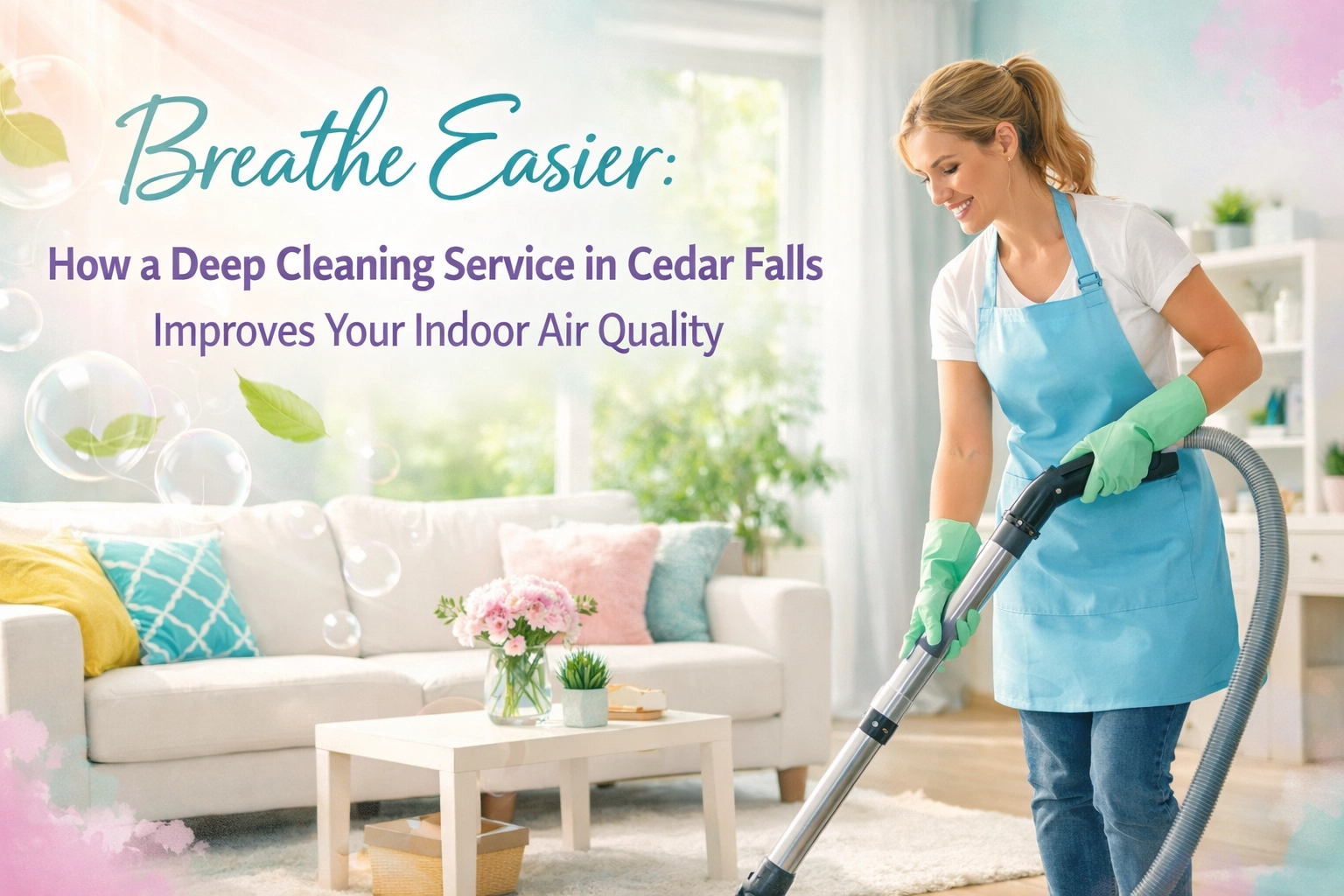 [HERO] Breathe Easier: How a Deep Cleaning Service in Cedar Falls Improves Your Indoor Air Quality