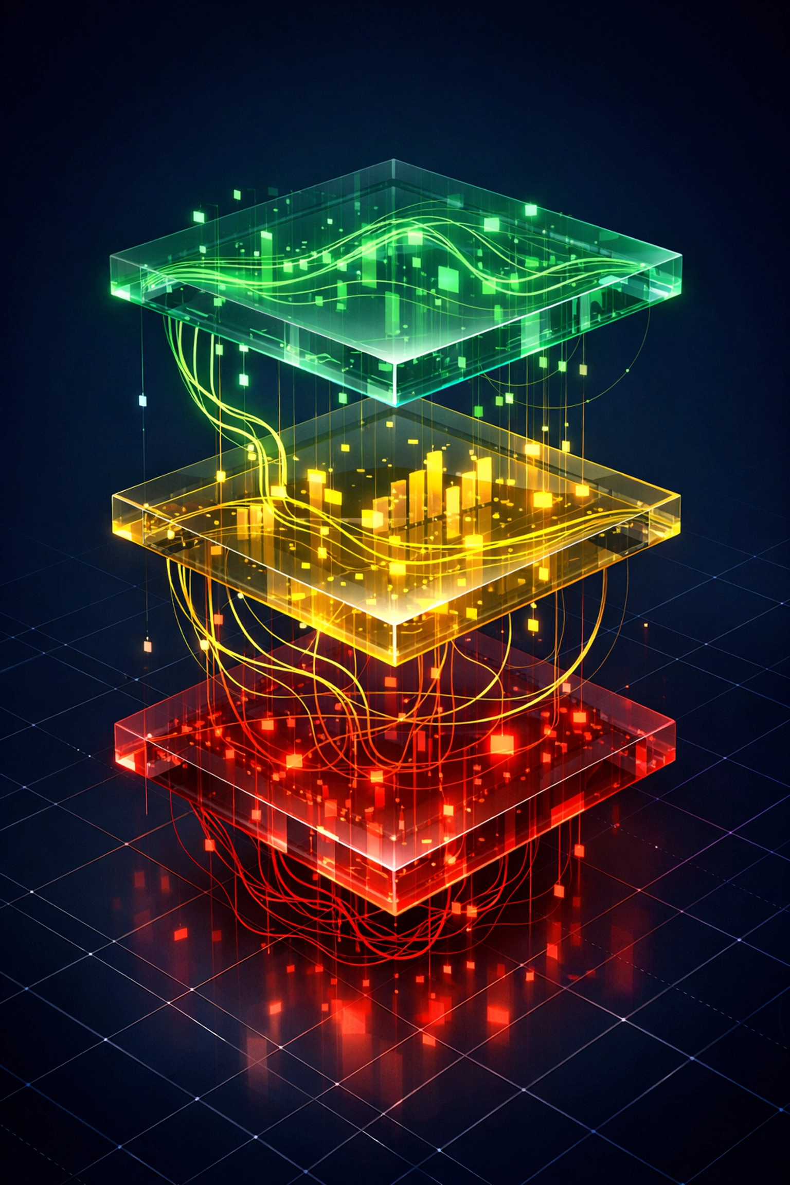 Multi-layered data architecture showing trusted first-party data governance hierarchy