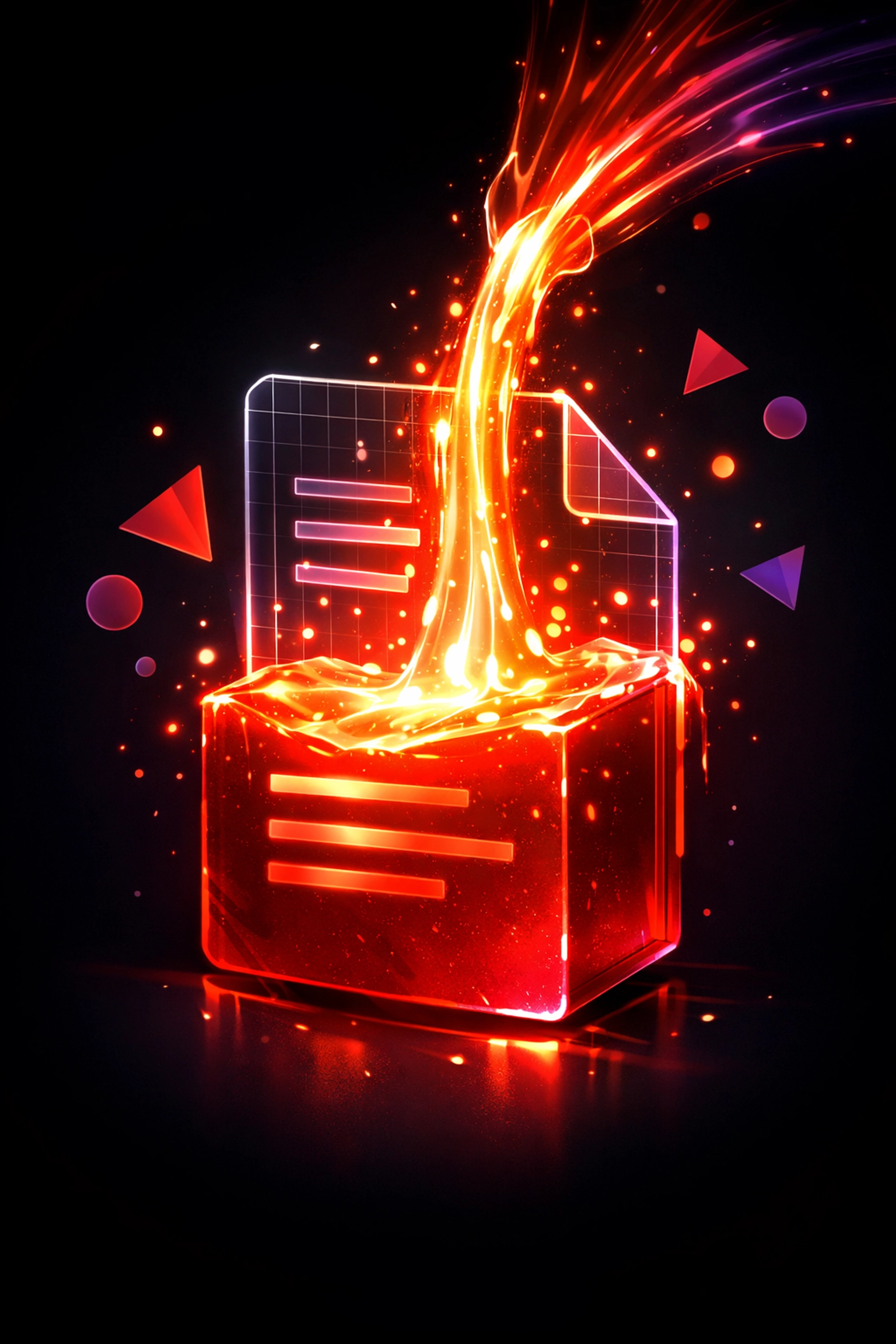 Illustration showing the transformation of thin website content into high-value SEO information.