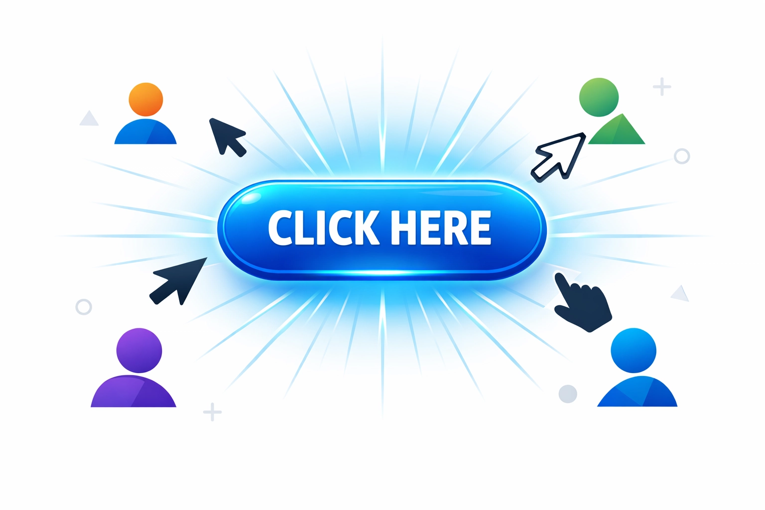 Prominent call-to-action button design that stands out and attracts user clicks for conversions