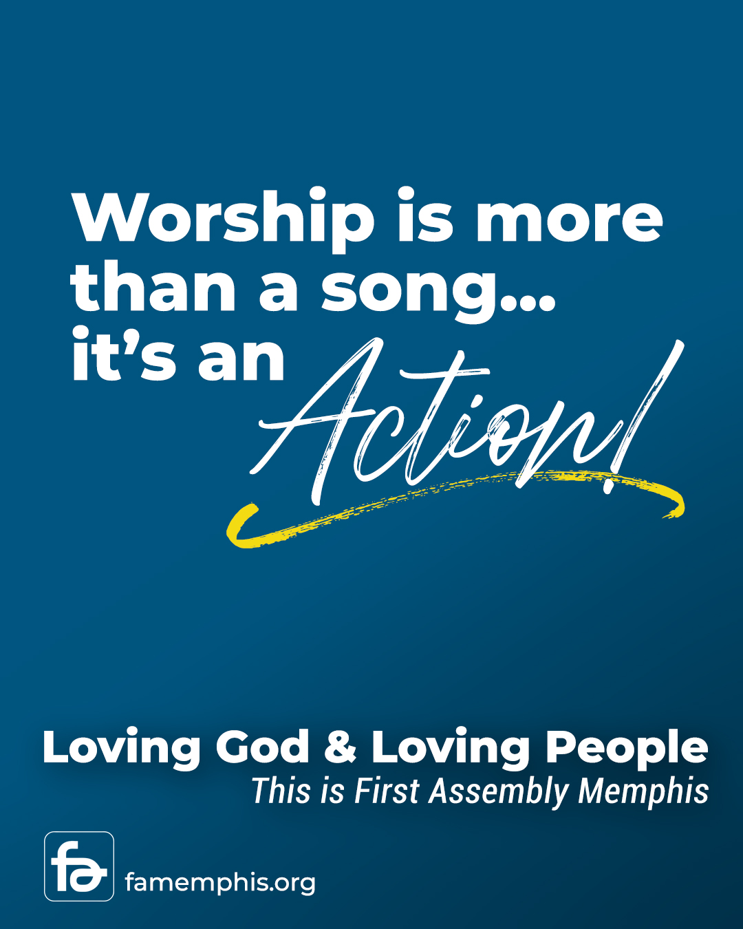 First Assembly Memphis Worship Graphic