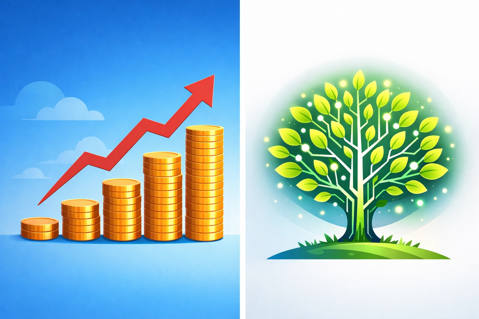 Cost comparison between ongoing PPC spending and sustainable SEO investment