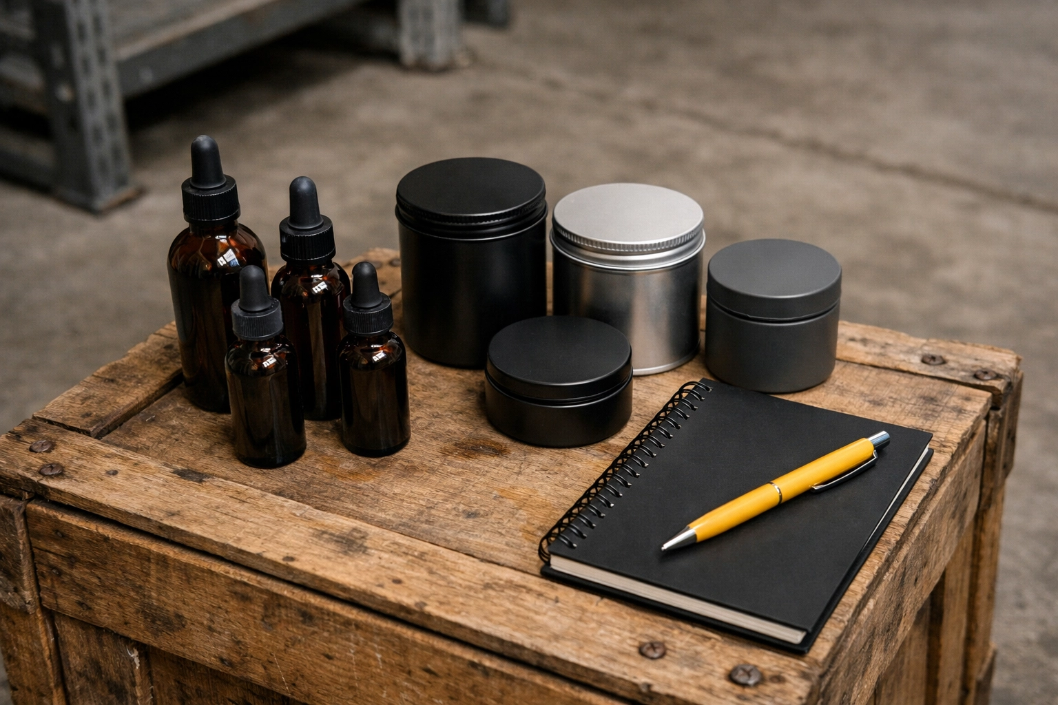 Wholesale CBD and specialty wellness products at a vetted supplier warehouse for FBA prep.