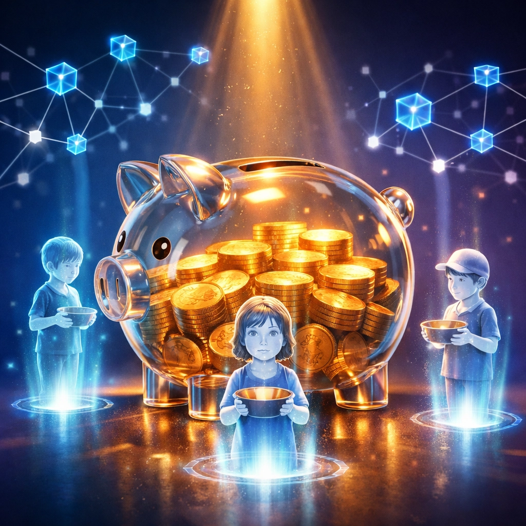 Crypto payment fees funding global hunger relief and children's nutrition programs