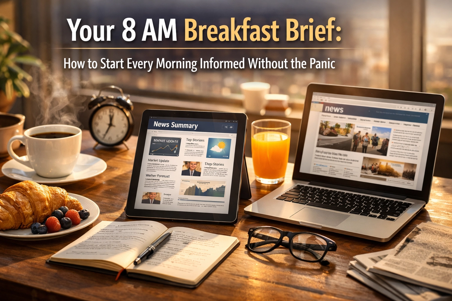 [HERO] Your 8 AM Breakfast Brief: How to Start Every Morning Informed Without the Panic