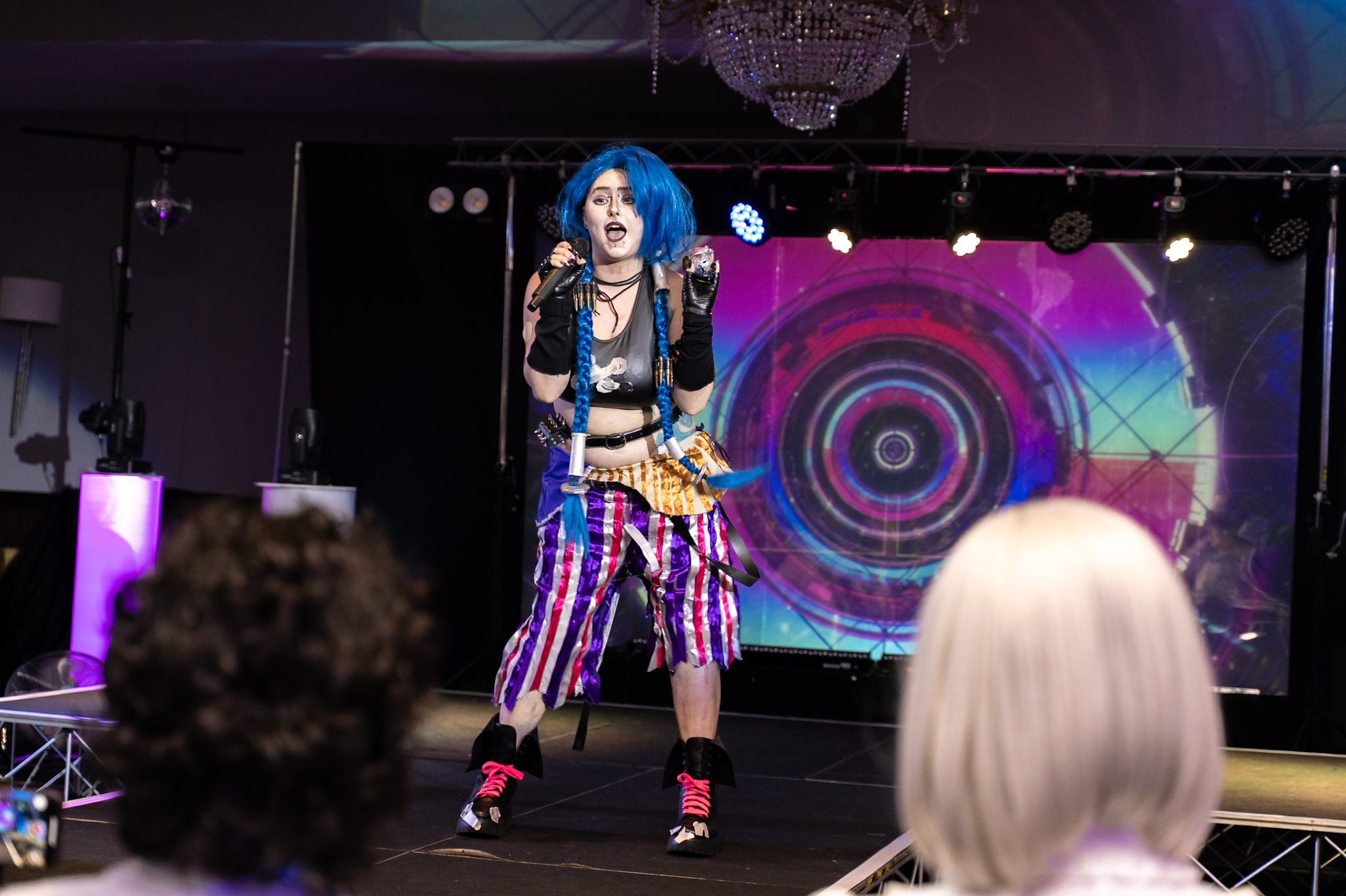 Cosplayer Performing at Animangapop