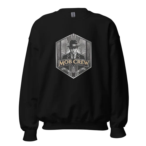 Black Mob Crew Sweatshirt