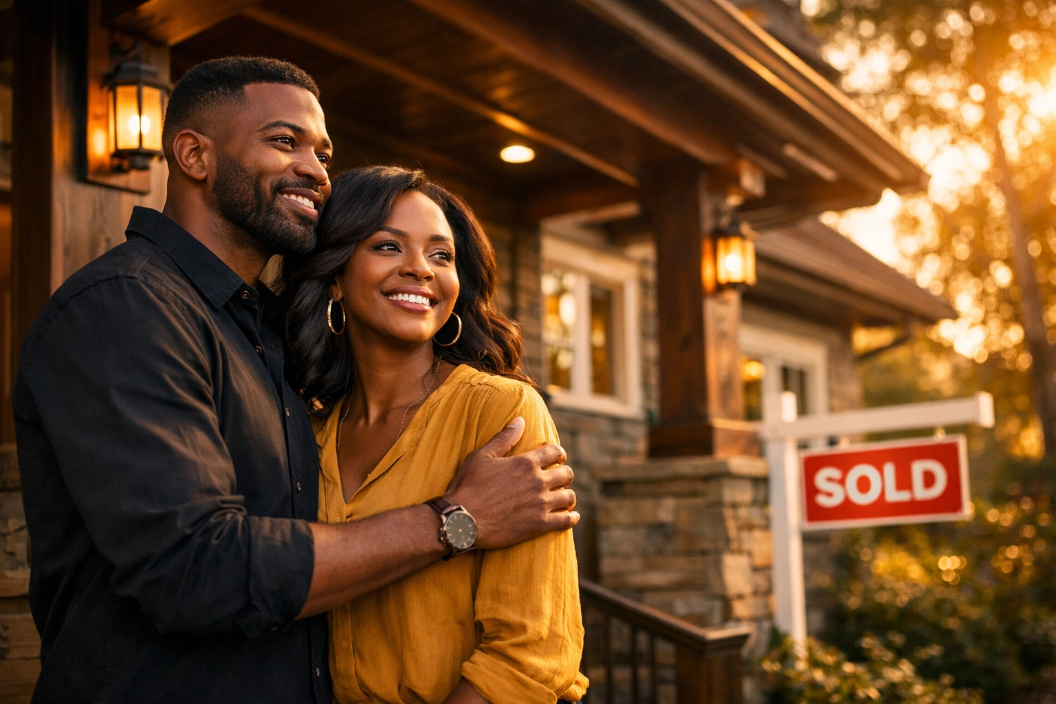 Black History Secrets Revealed: How to Buyblack and Build Generational Wealth A Black couple celebrating homeownership as a key strategy for building generational wealth and community assets.