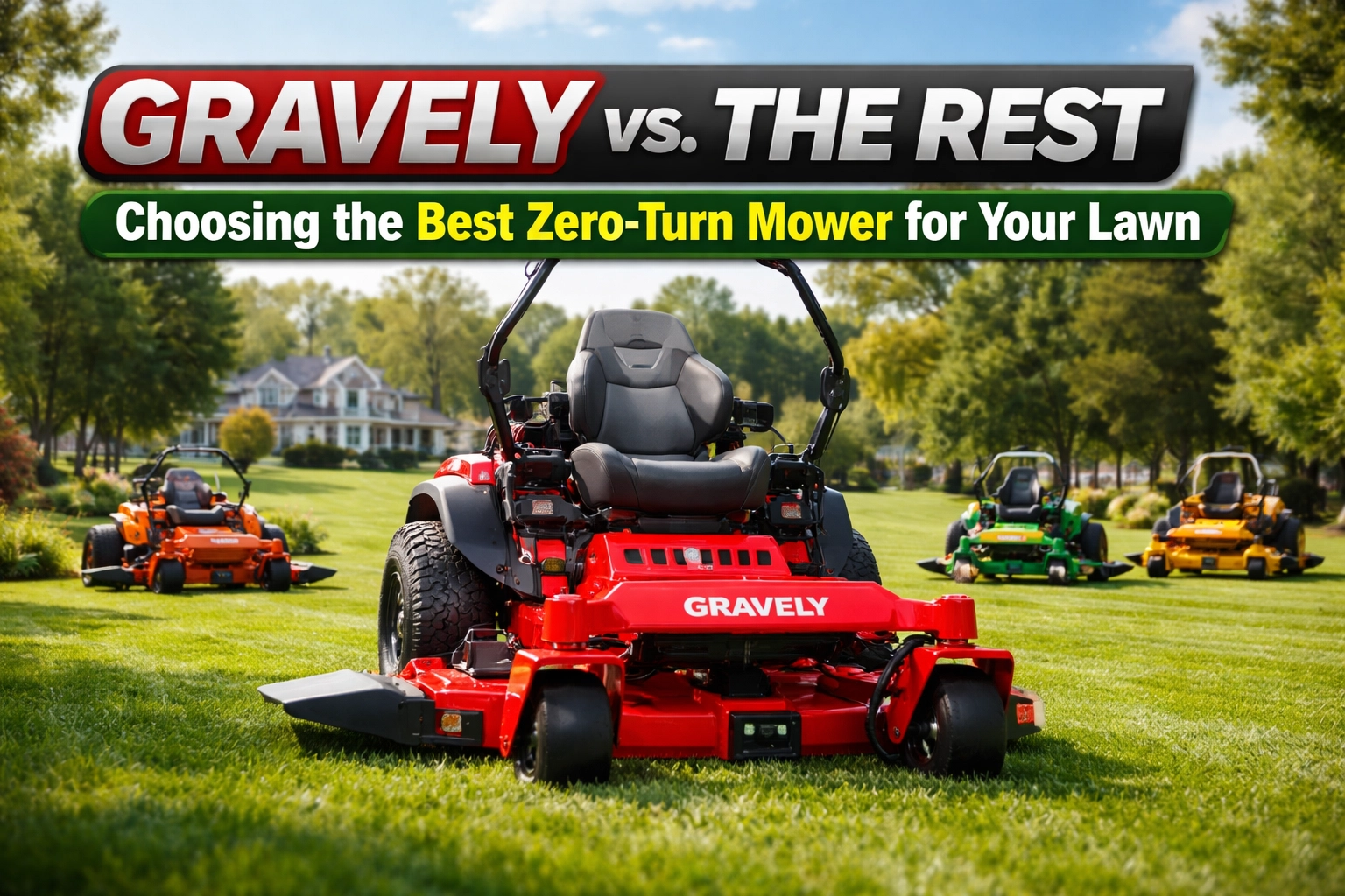 [HERO] Gravely vs. The Rest: Choosing the Best Zero-Turn Mower for Your Lawn