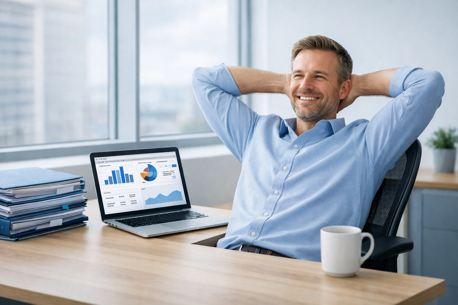 UK accountant experiencing reduced burnout and work-life balance with offshore support during tax season