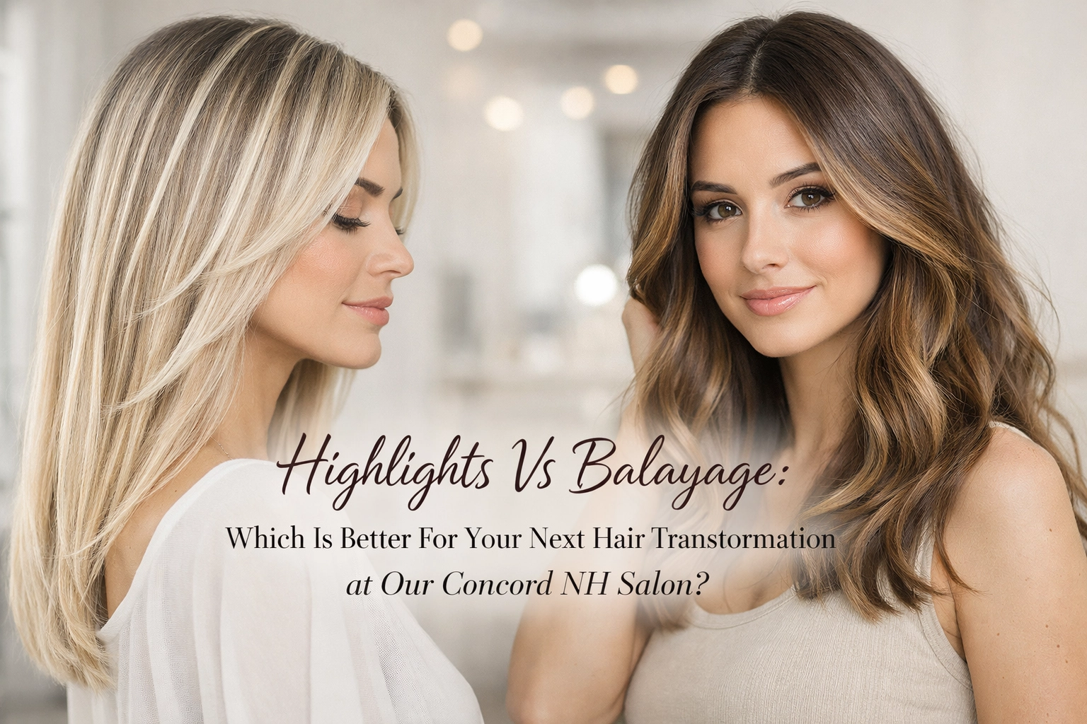 [HERO] Highlights Vs Balayage: Which Is Better For Your Next Hair Transformation at Our Concord NH Salon?