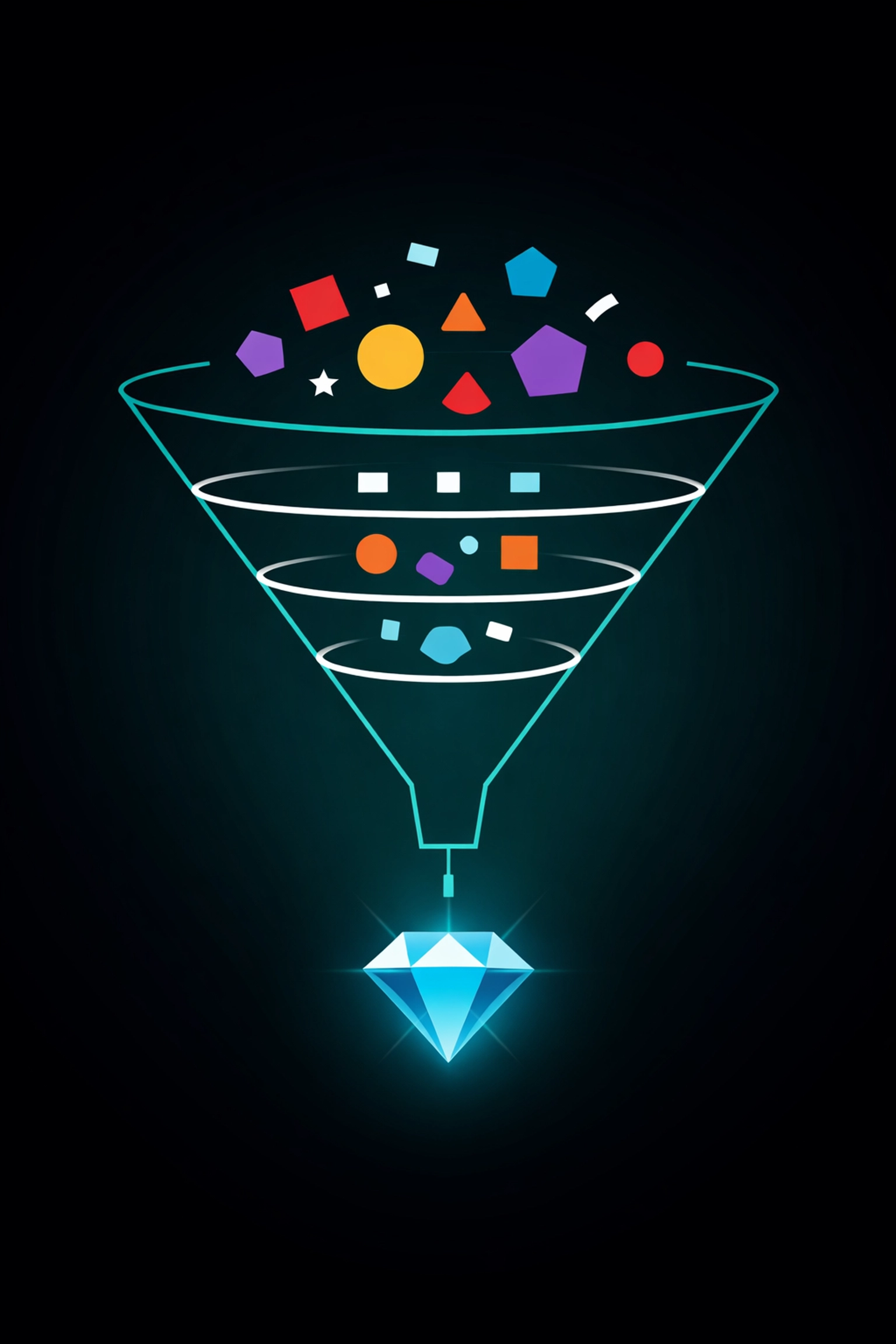 A funnel filtering customer needs into specific Critical to Quality CTQ parameters.