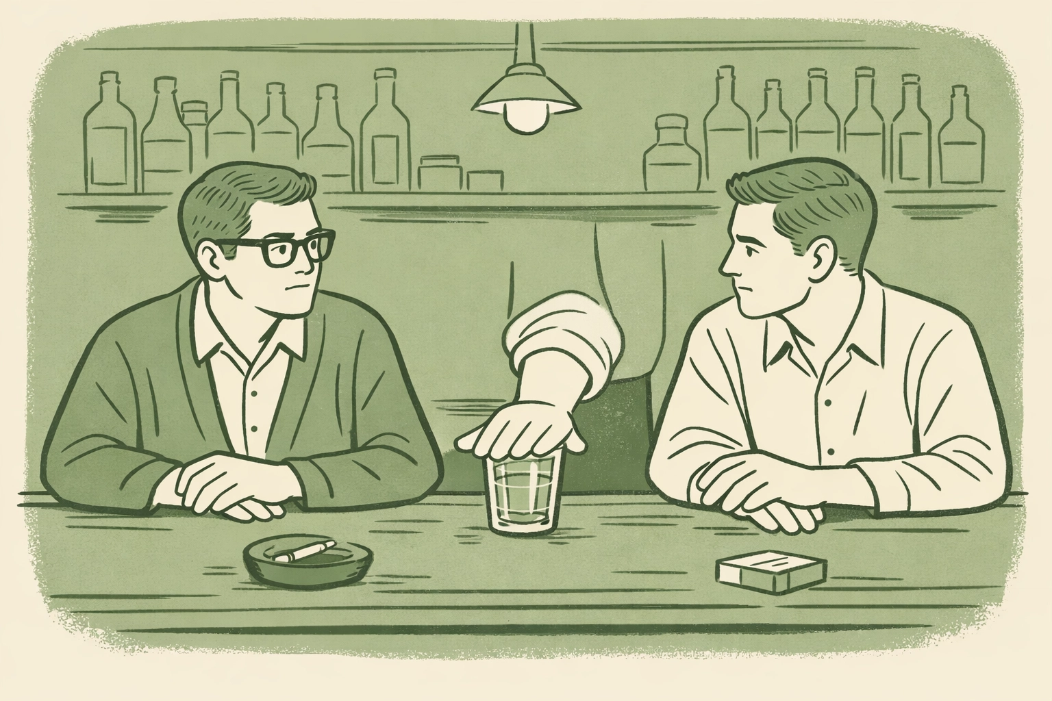 1966 Sip-In at Julius' gay bar NYC - bartender refusing service to gay activists