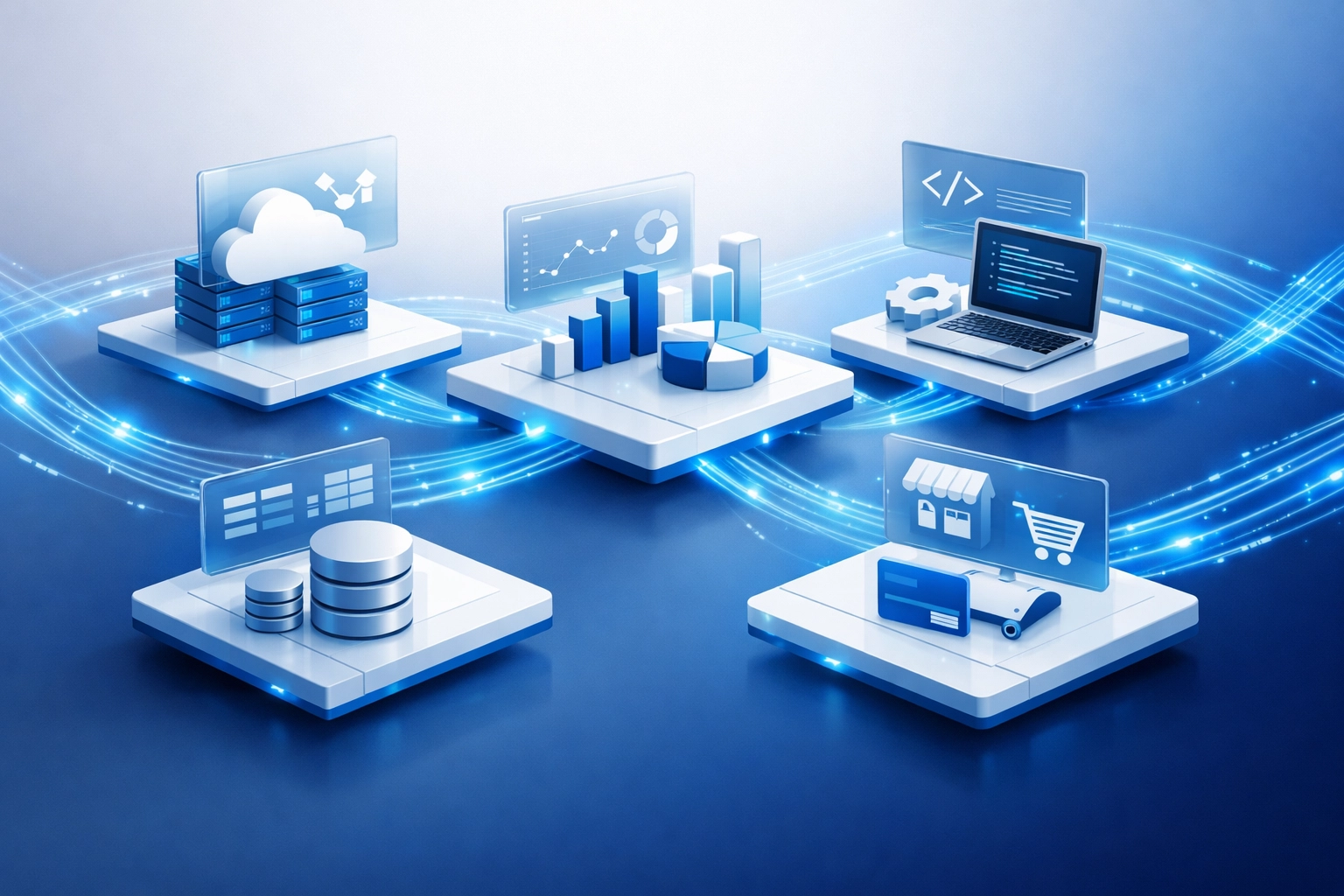 Integrated workflow systems connected seamlessly for AI automation success