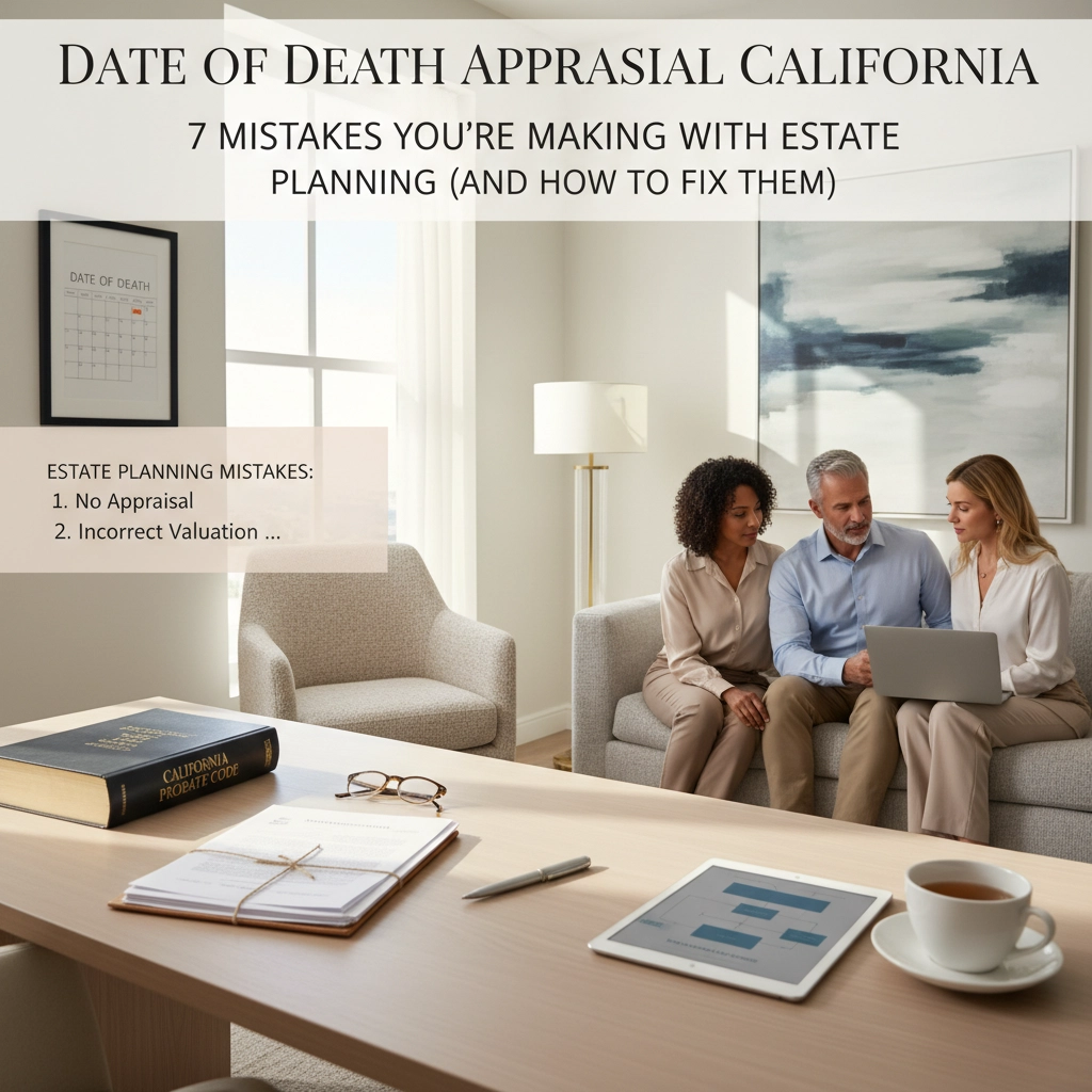 Date of Death Appraisal California: 7 Mistakes You're Making with Estate Planning (and How to Fix Them)