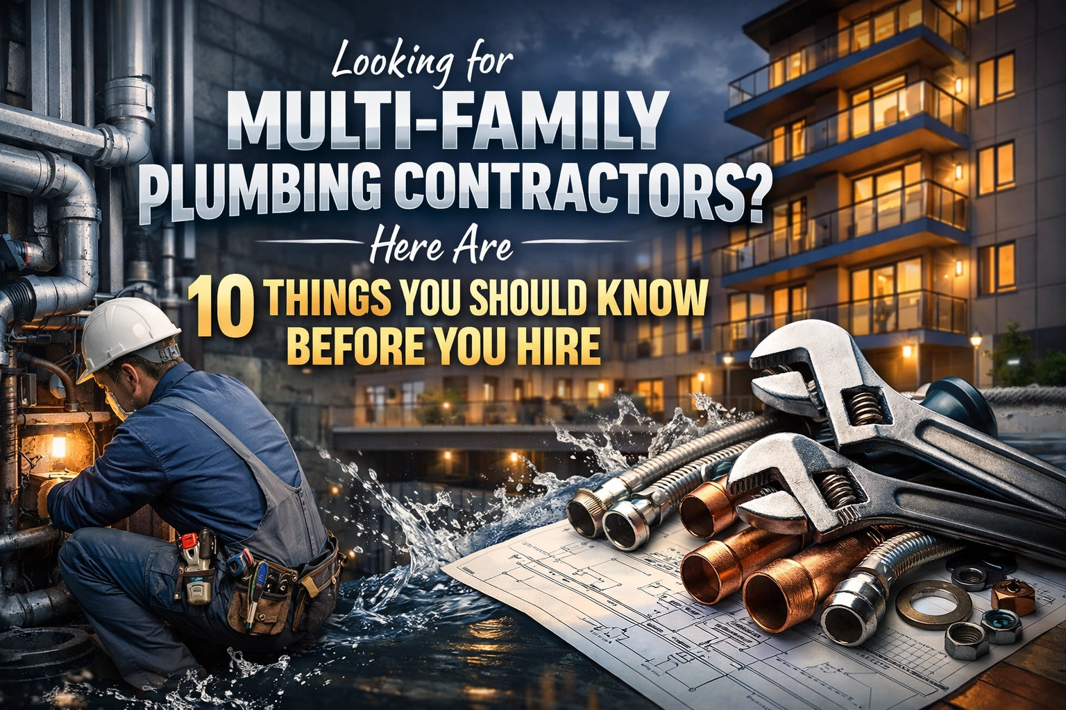 [HERO] Looking for Multi-Family Plumbing Contractors? Here Are 10 Things You Should Know Before You Hire