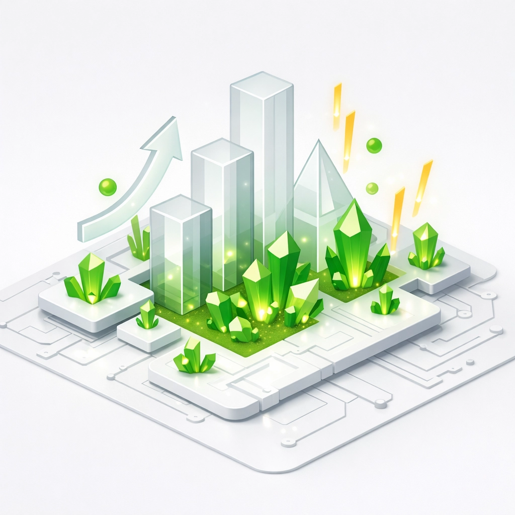 Abstract illustration of diverse blog monetization and digital revenue streams for creators.