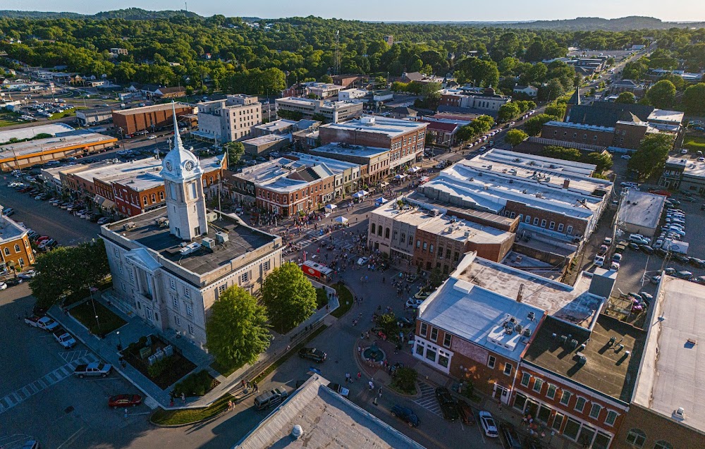 Downtown Columbia, TN historic town square