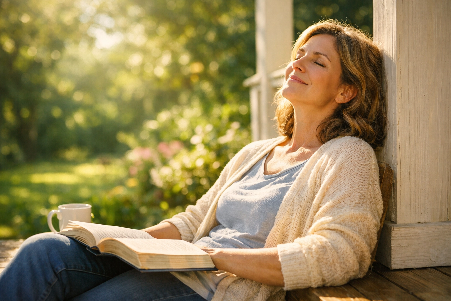 A Christian caregiver finds soul rest reading the Bible, shared by Boundless Online Church.