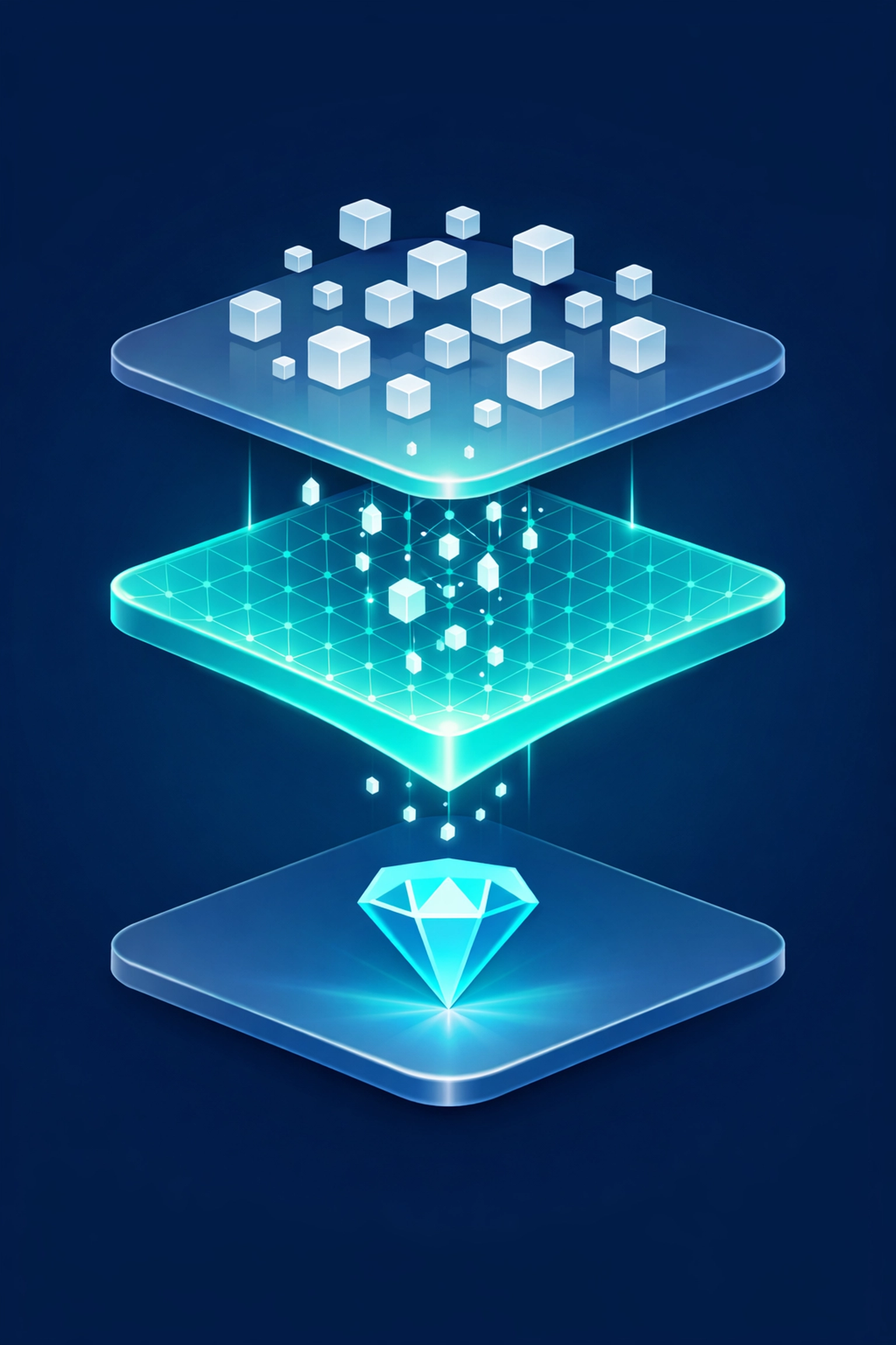 Multi-layer data verification process ensuring high-fidelity insights for brand monitoring.
