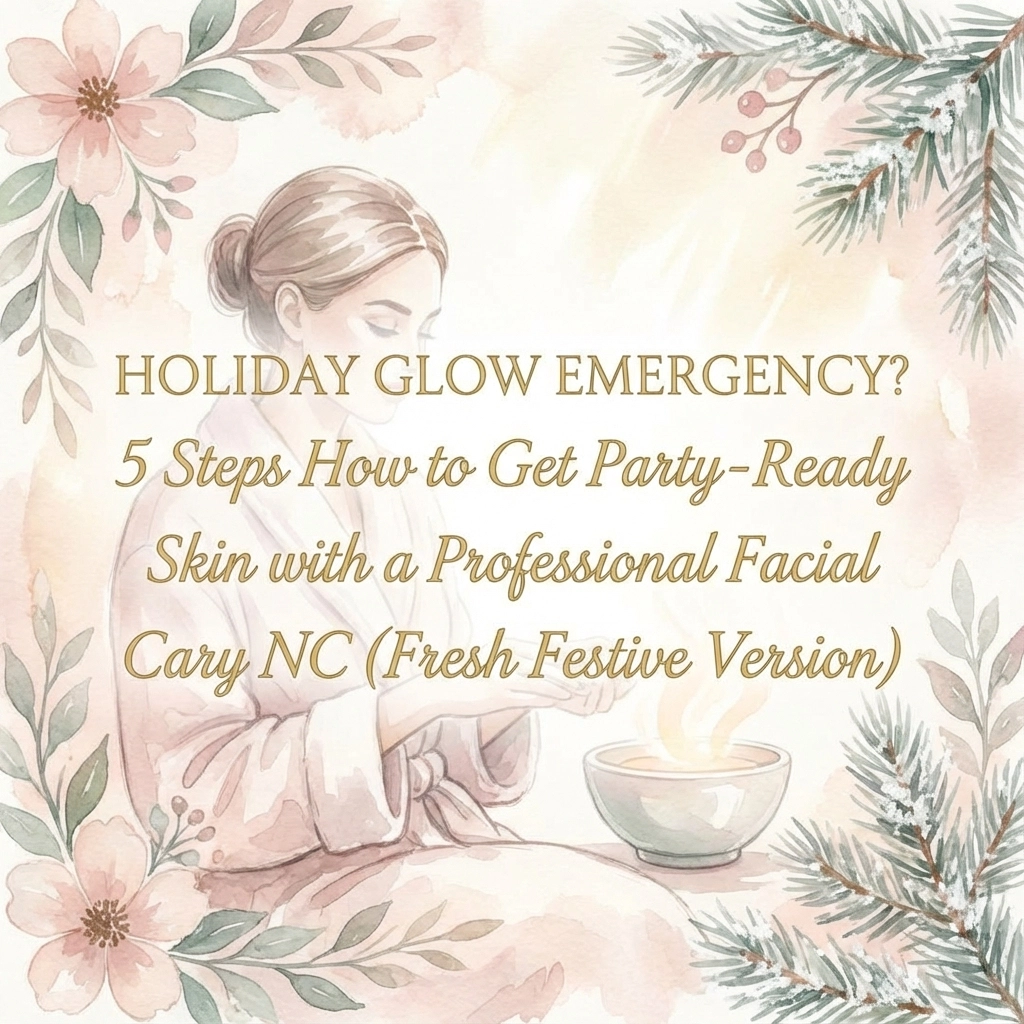 Holiday Glow Emergency? 5 Steps How to Get Party-Ready Skin with a Professional Facial Cary NC (Fresh Festive Version)
