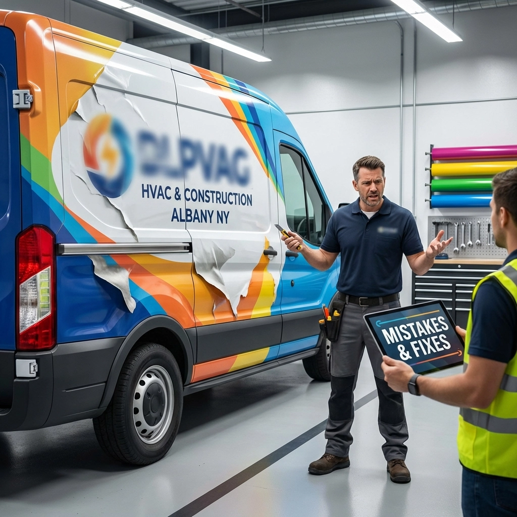7 Mistakes HVAC and Construction Companies Make with Car Wrapping Albany NY (And How to Fix Them)