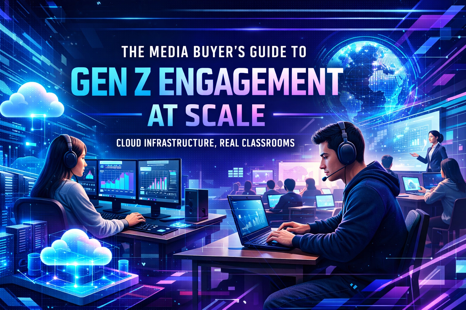 The Media Buyer's Guide to Gen Z Engagement at Scale: Cloud Infrastructure, Real Classrooms