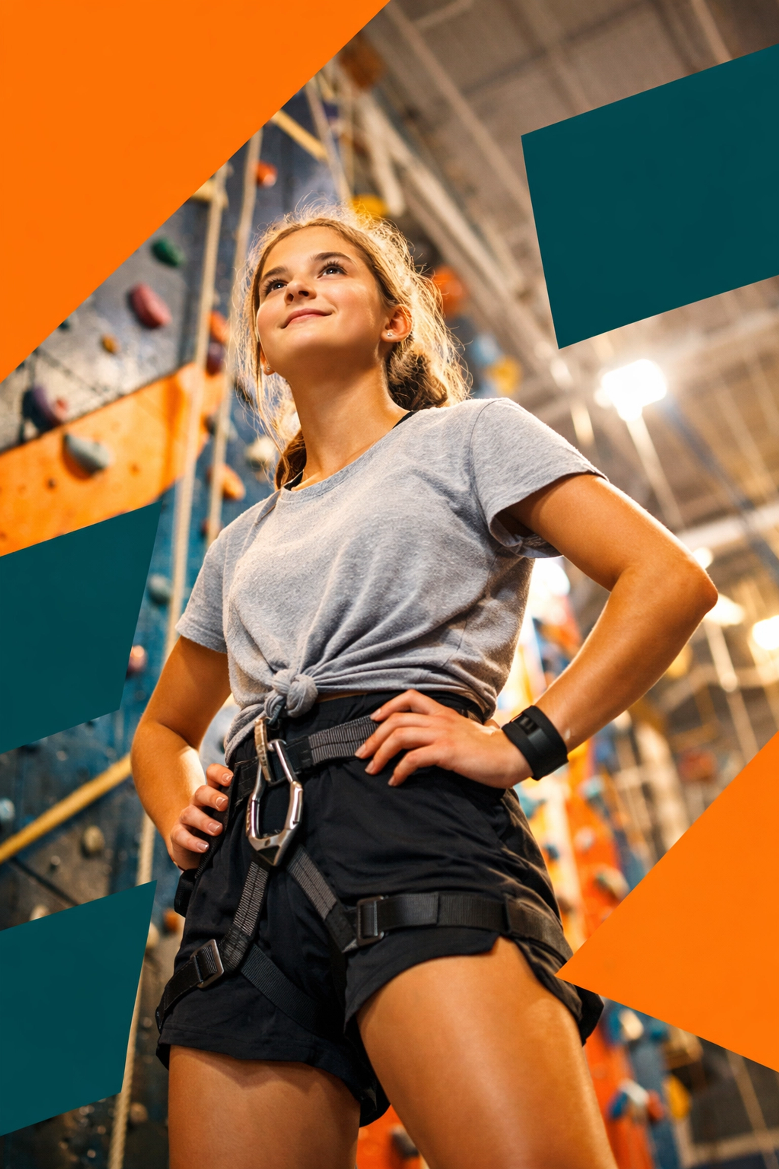 Teen girl building resilience and adaptability skills while facing challenges confidently