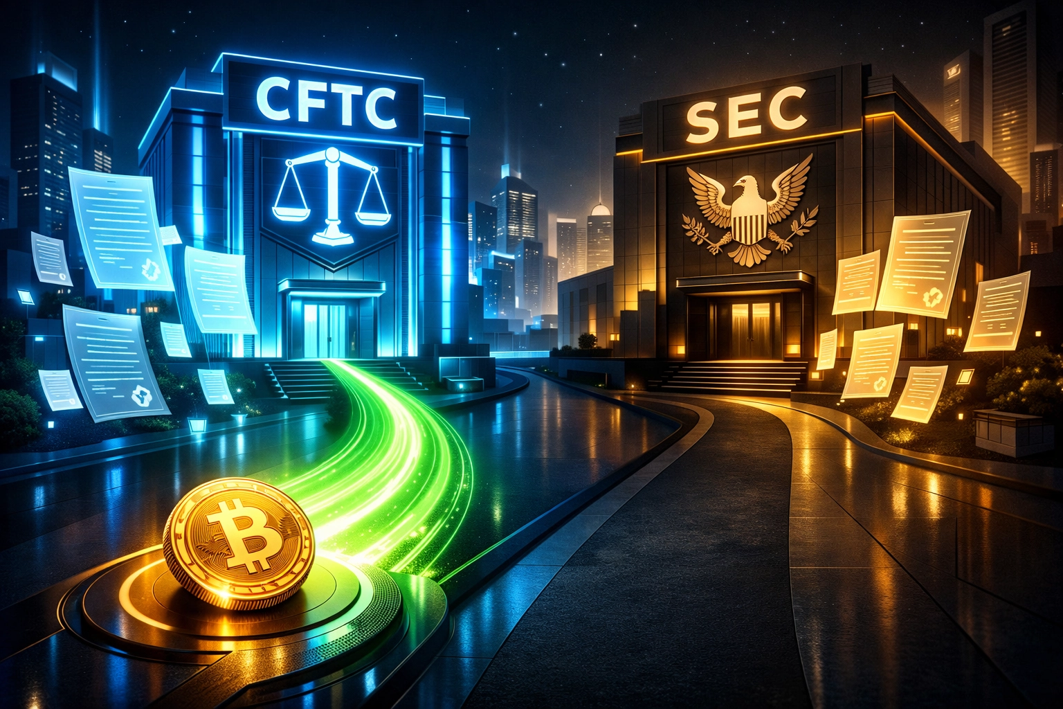 CFTC regulatory pathway for crypto payments under CLARITY Act vs SEC oversight