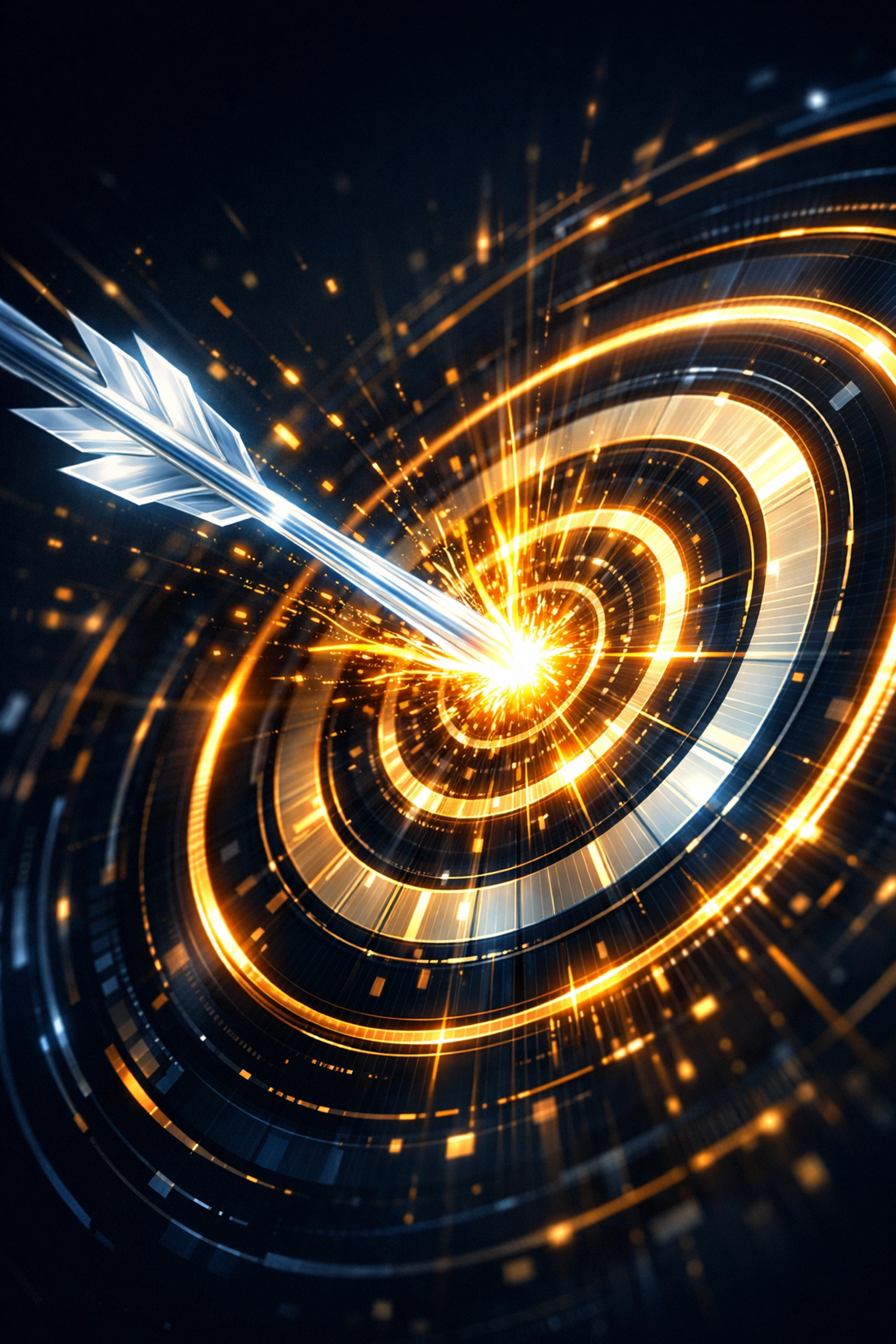 Präzise Definition von SMART-Zielen für messbaren Projekterfolg durch KI-Unterstützung im Büro.