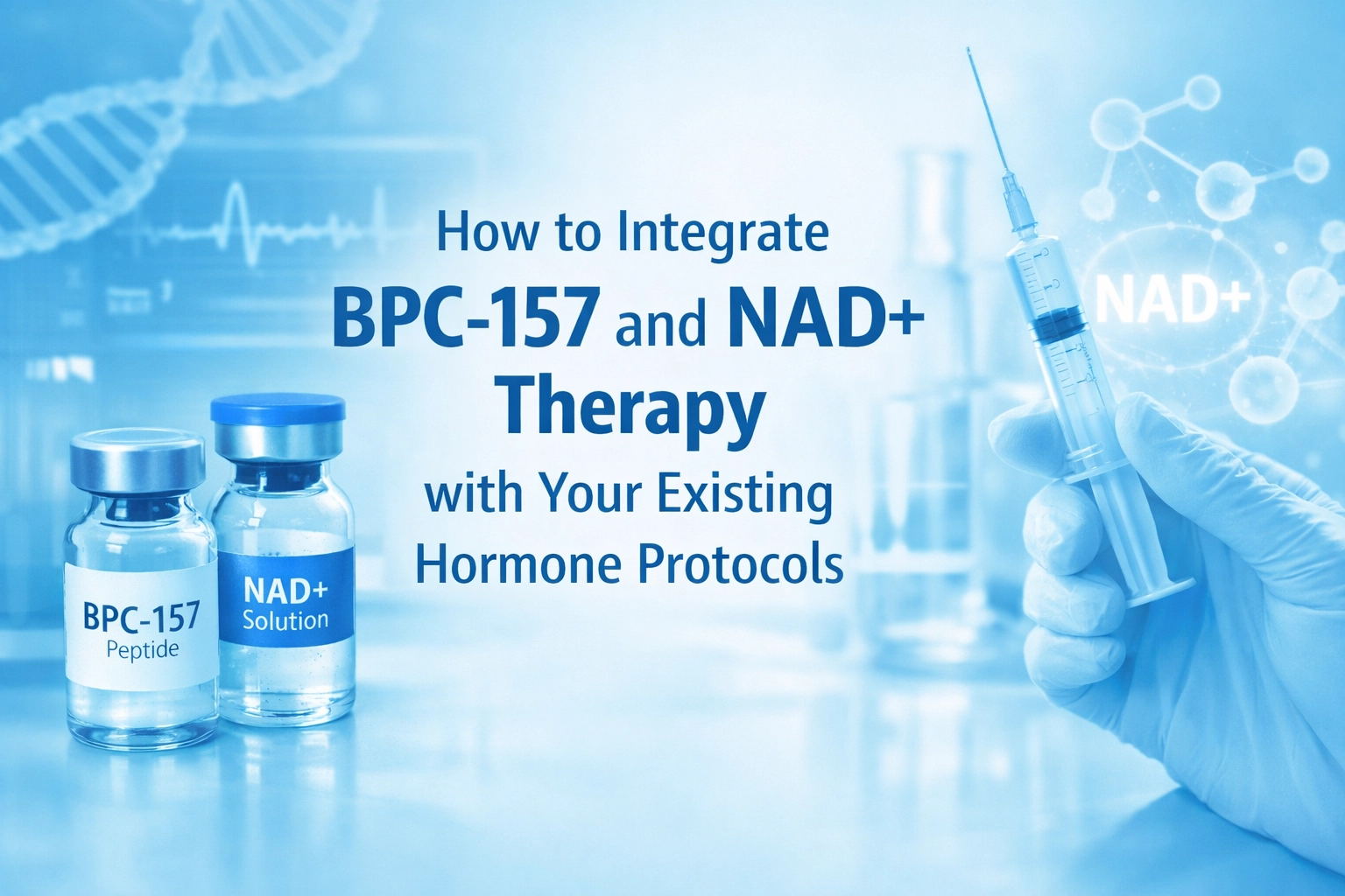 [HERO] How to Integrate BPC-157 and NAD+ Therapy with Your Existing Hormone Protocols