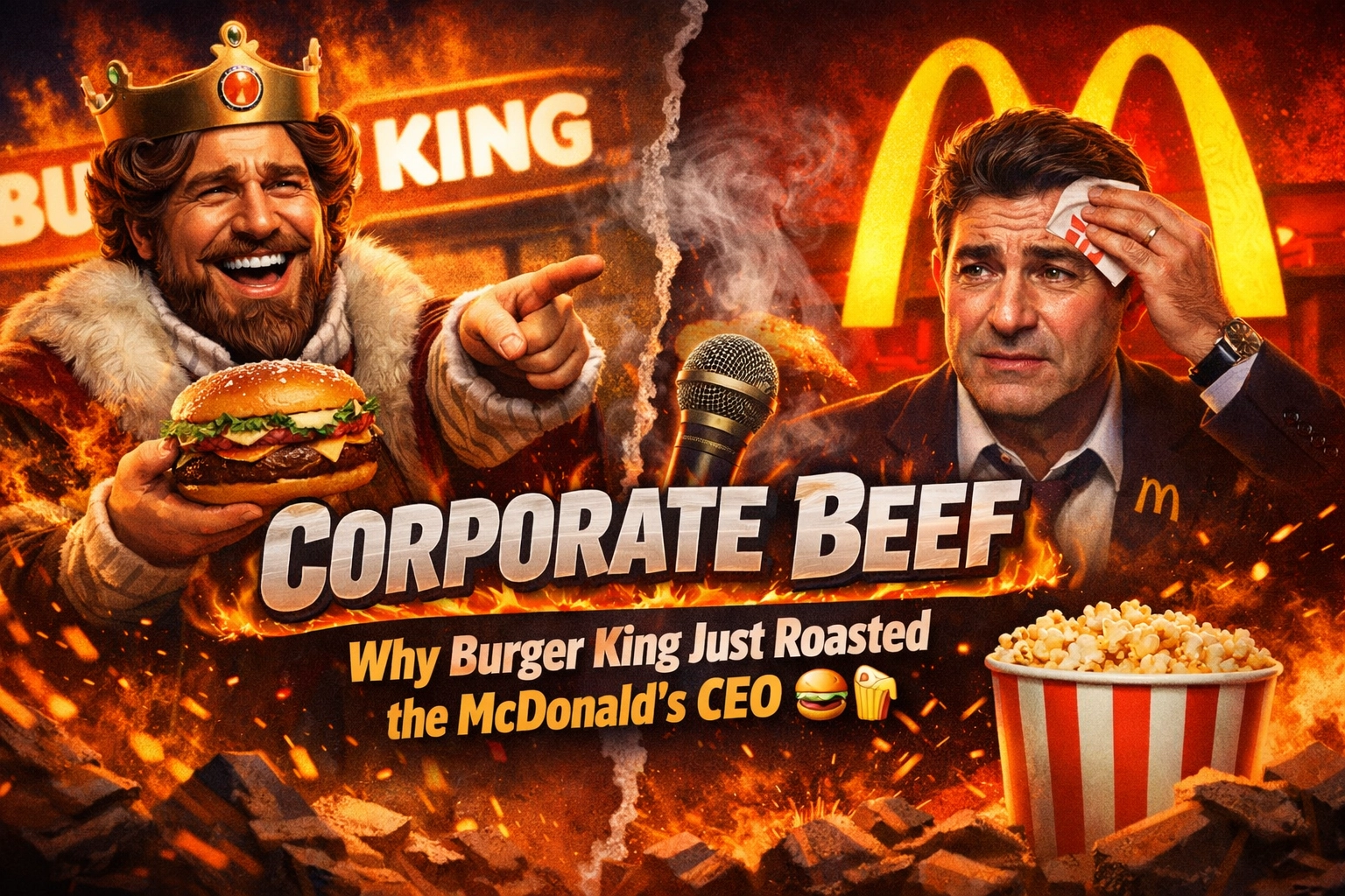 [HERO] Corporate Beef: Why Burger King Just Roasted the McDonald