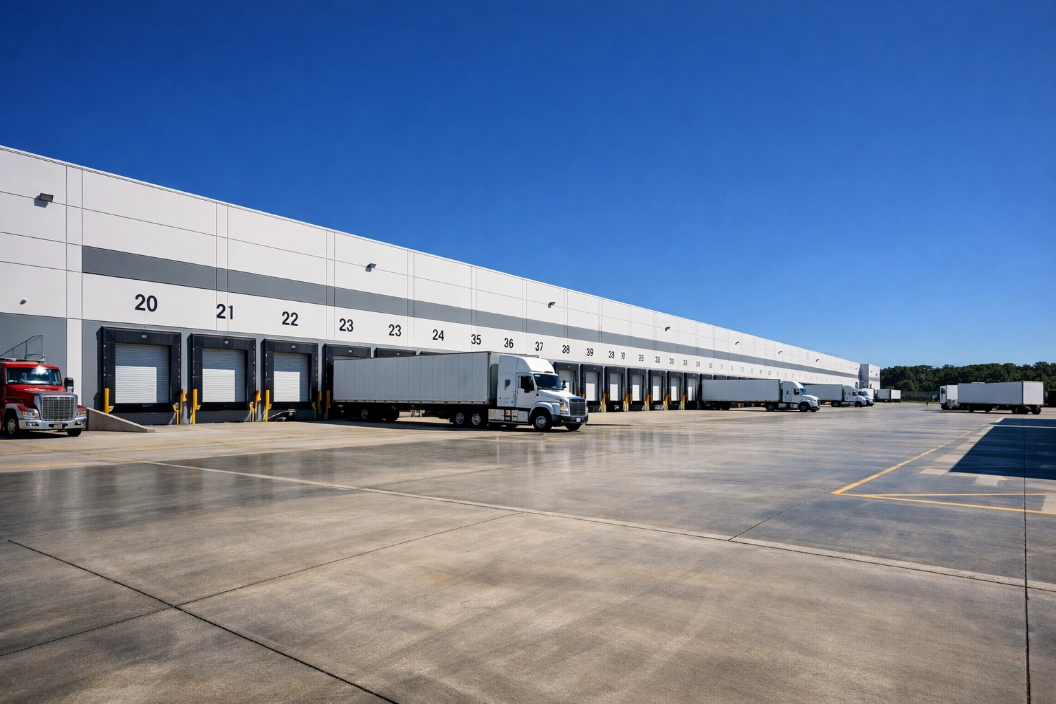 Modern industrial warehouse and logistics center in South Atlanta showing strong commercial asset fundamentals.