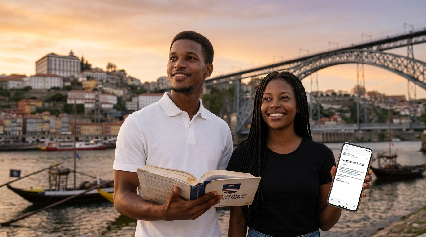 Estudante cabo-verdiano no Porto