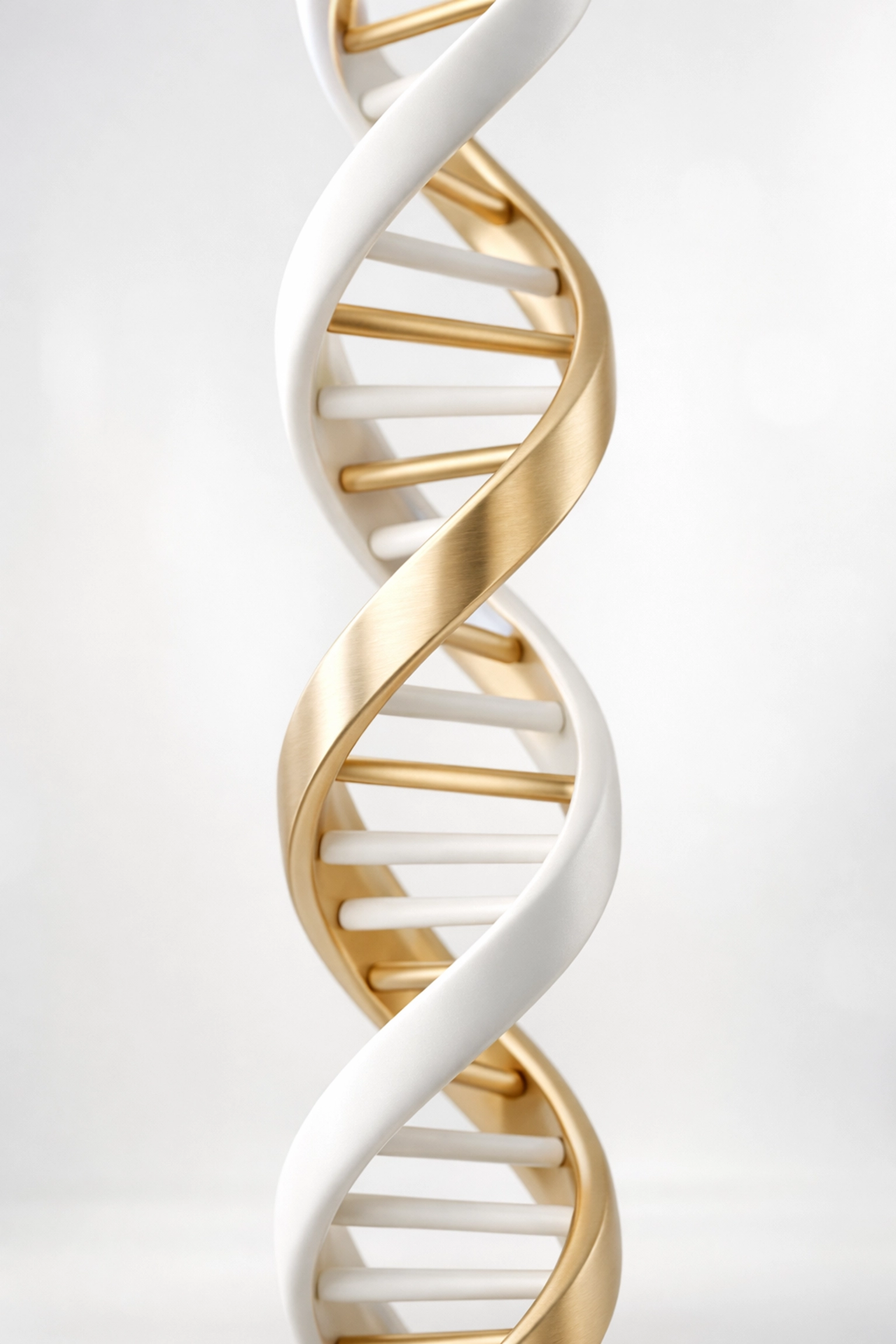 DNA double helix symbolizing genetic modulation and peptide deficiency repair.