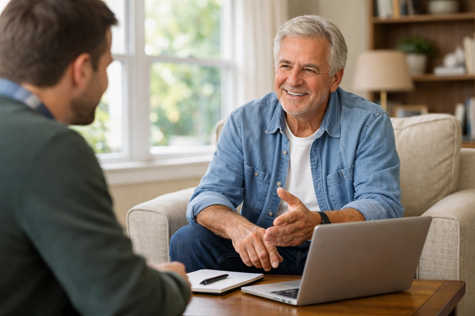 Personalized retirement planning session providing clarity on income forecast and withdrawal strategy
