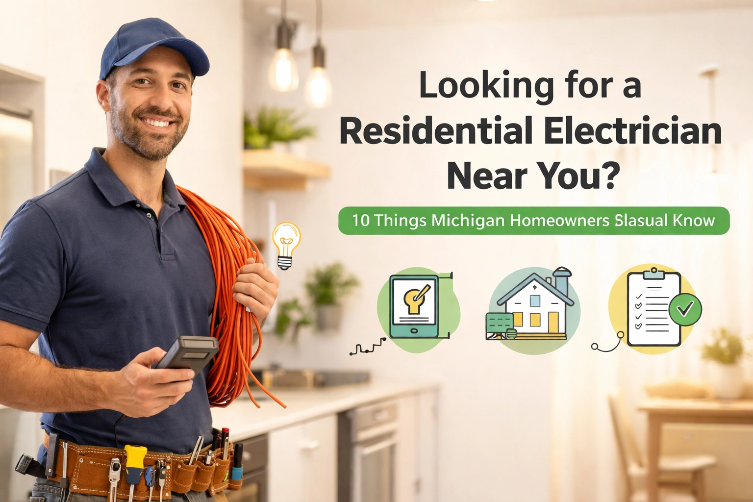 [HERO] Looking for a Residential Electrician Near You? 10 Things Michigan Homeowners Should Know