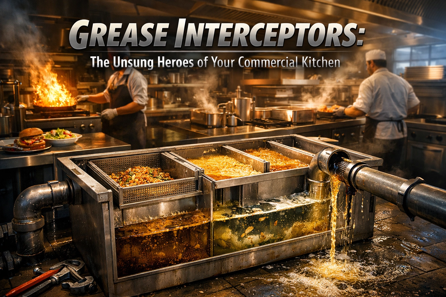 [HERO] Grease Interceptors: The Unsung Heroes of Your Commercial Kitchen