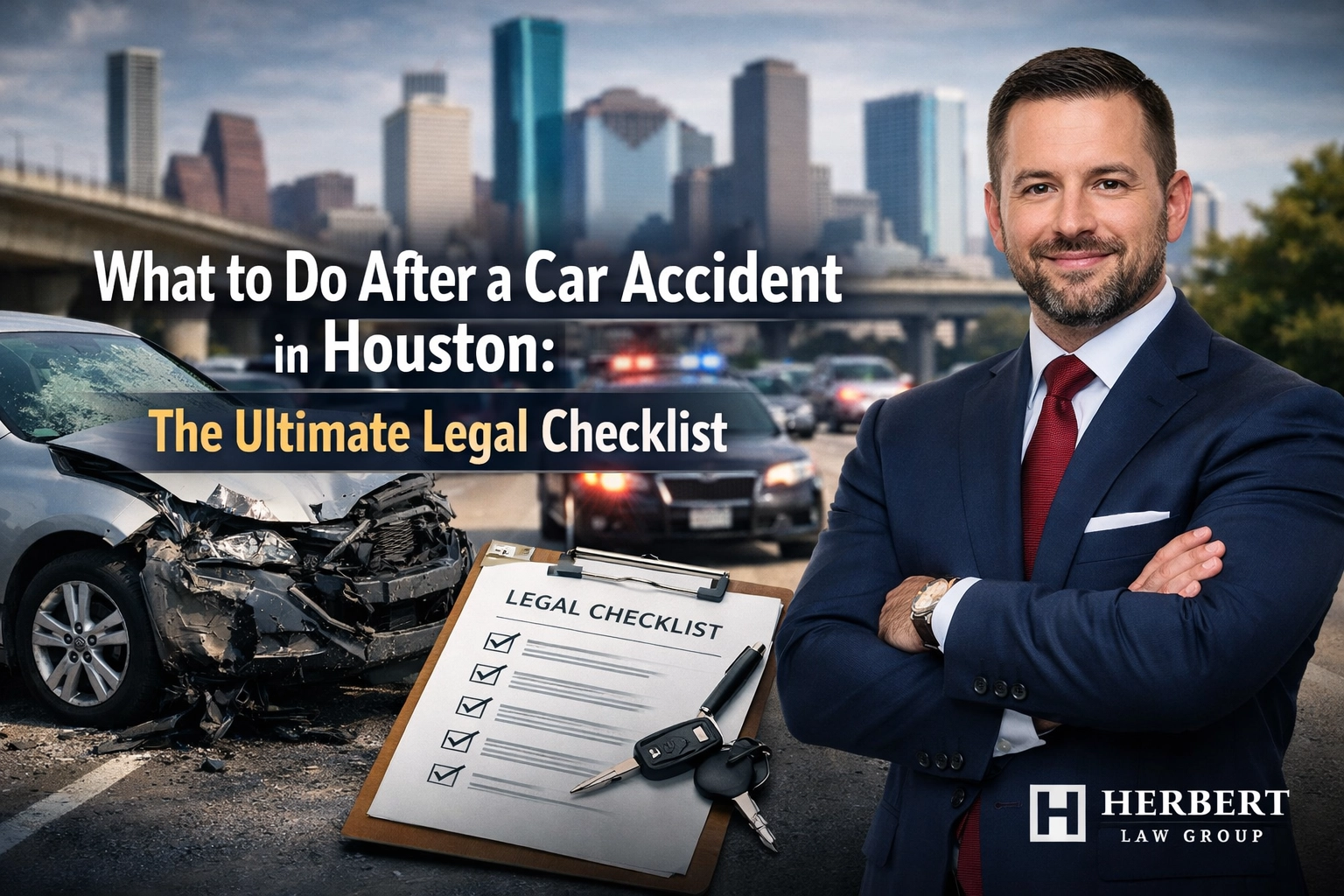 [HERO] What to Do After a Car Accident in Houston: The Ultimate Legal Checklist