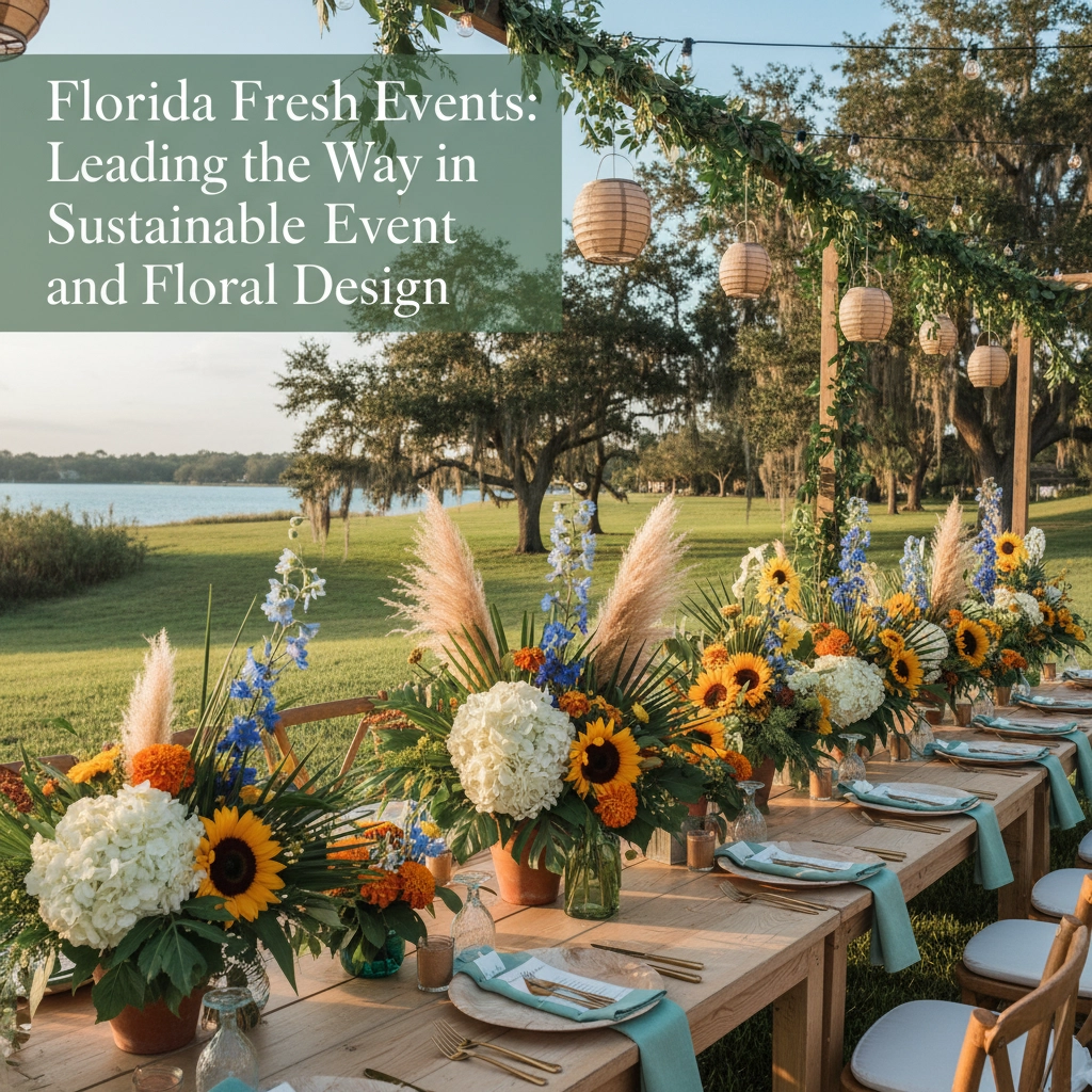 Florida Fresh Events: Leading the Way in Sustainable Event Decor and Floral Design