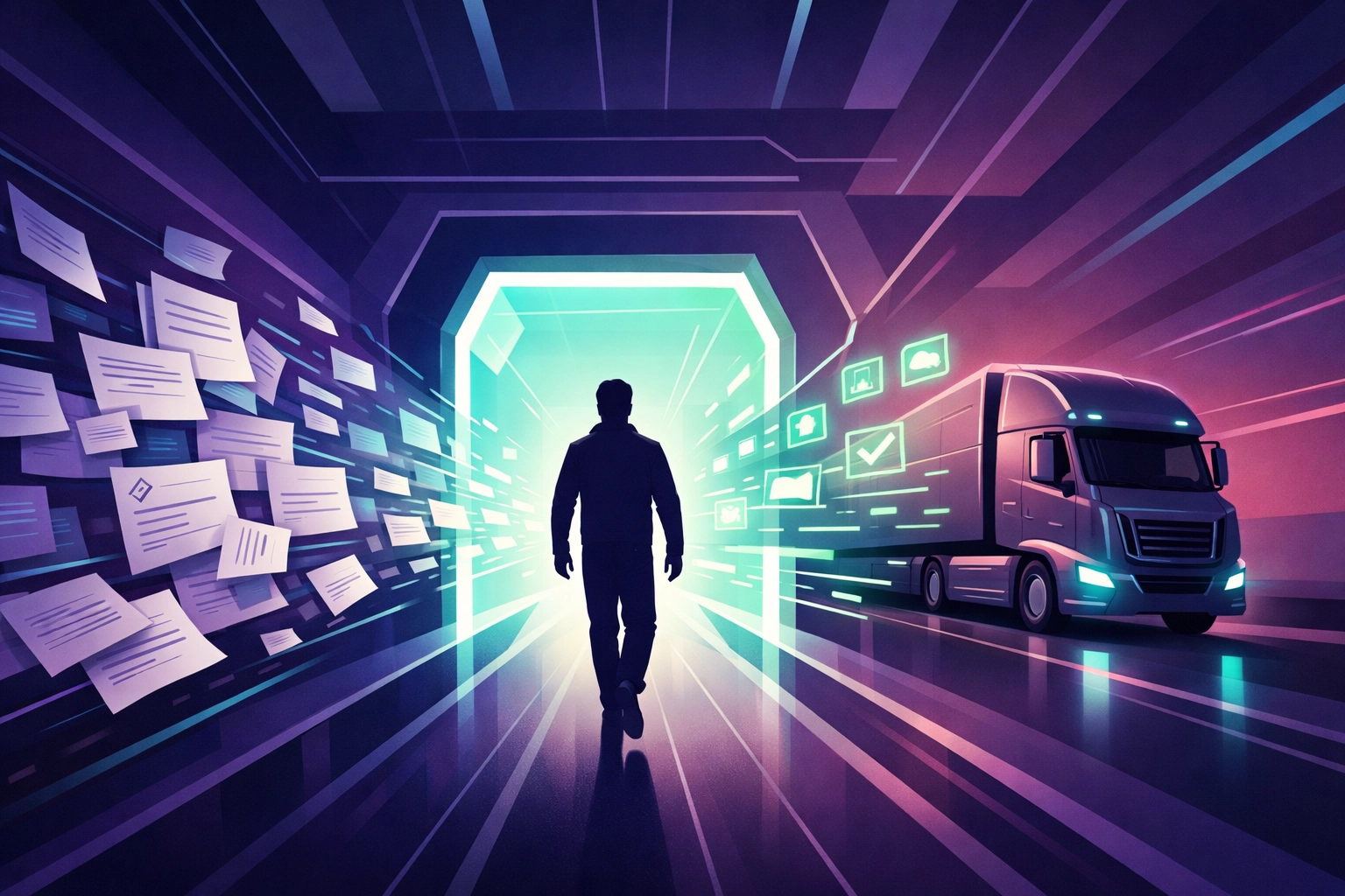 Streamlined digital HGV driver onboarding process designed for fast-track recruitment and efficiency.