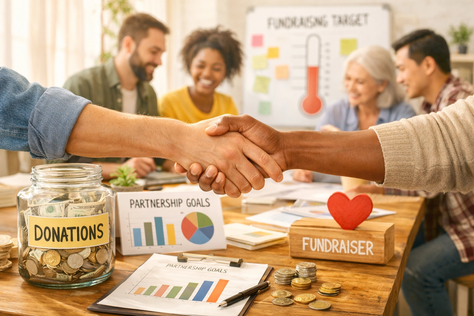 [HERO] How to Raise Money for a Nonprofit Through Partnership Fundraising (When Going Solo Isn