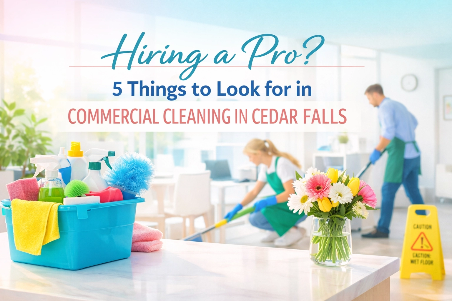 [HERO] Hiring a Pro? 5 Things to Look for in Commercial Cleaning in Cedar Falls