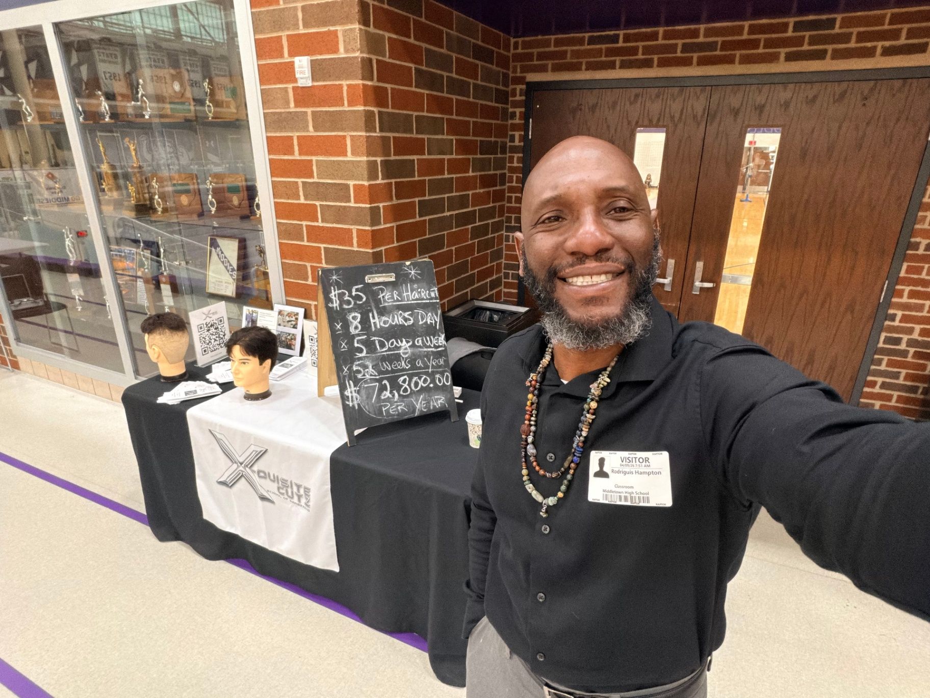 MHS Career Fair - Student Group Selfie