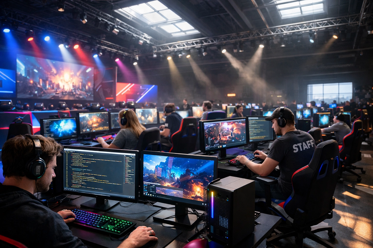 Esports arena repurposed as technical training center for cloud literacy and AI workforce development