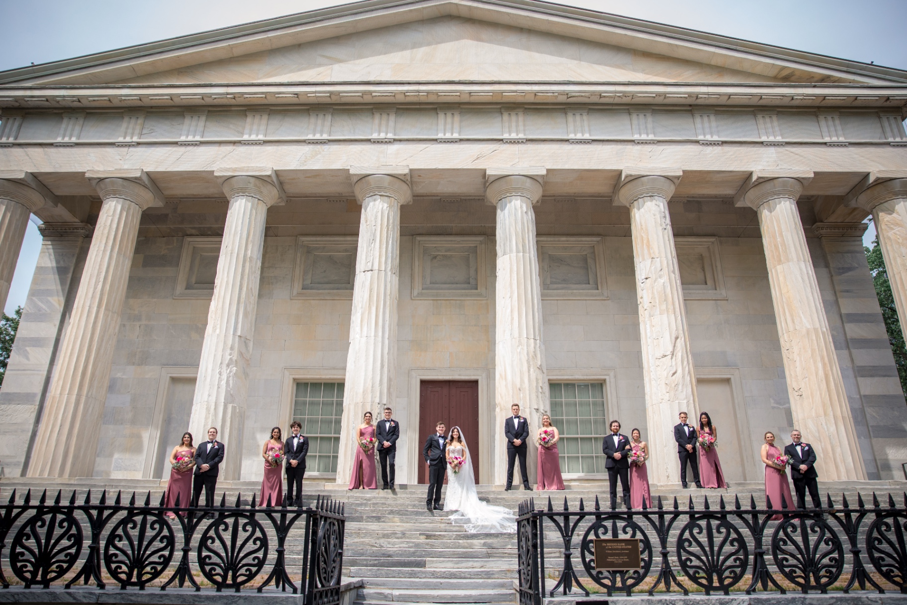 Leighanna & Brian in the 18th Century Garden—soft, romantic portraits