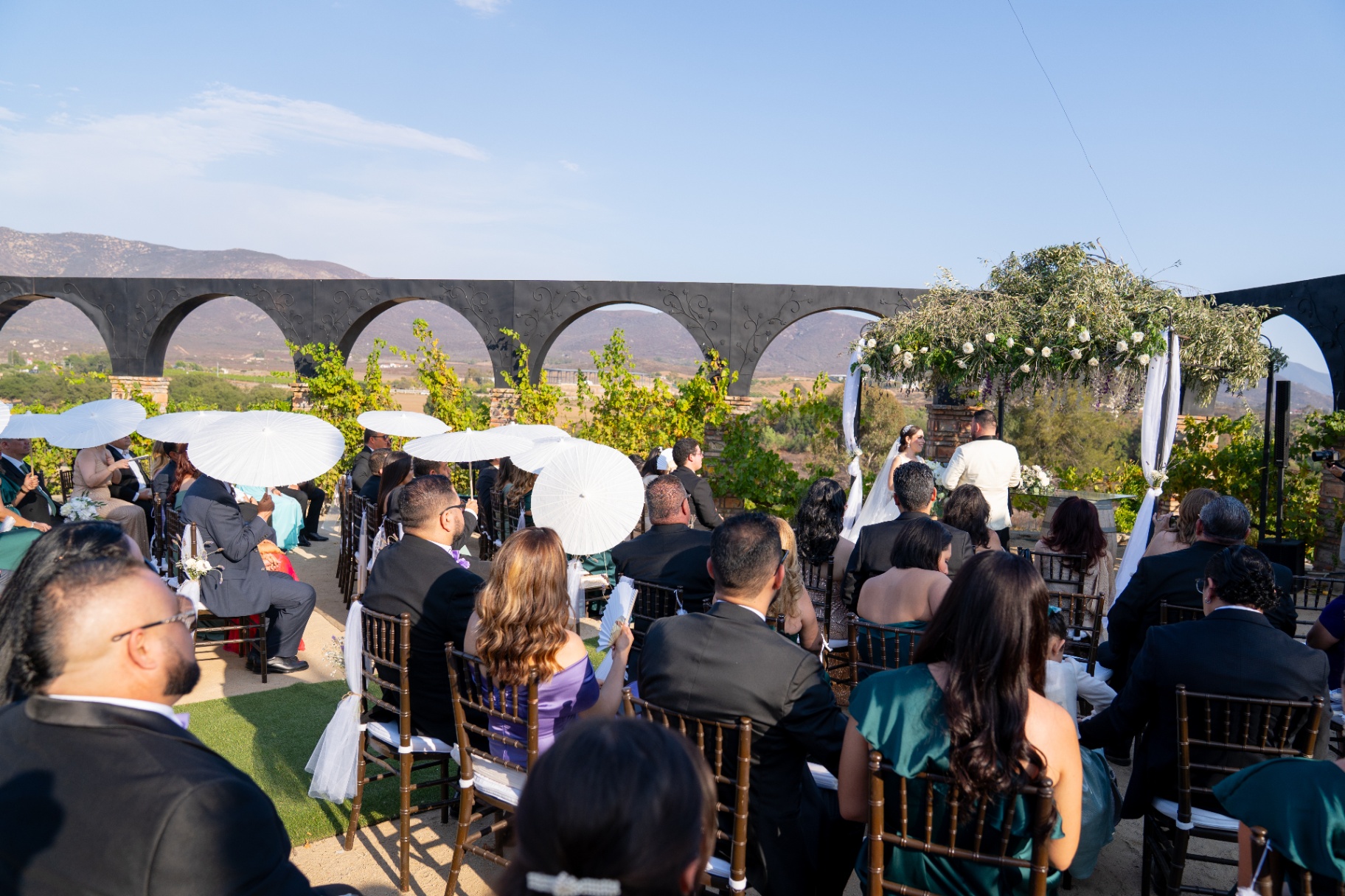 Outdoor Wedding Ceremony at Eventos Finca Selah