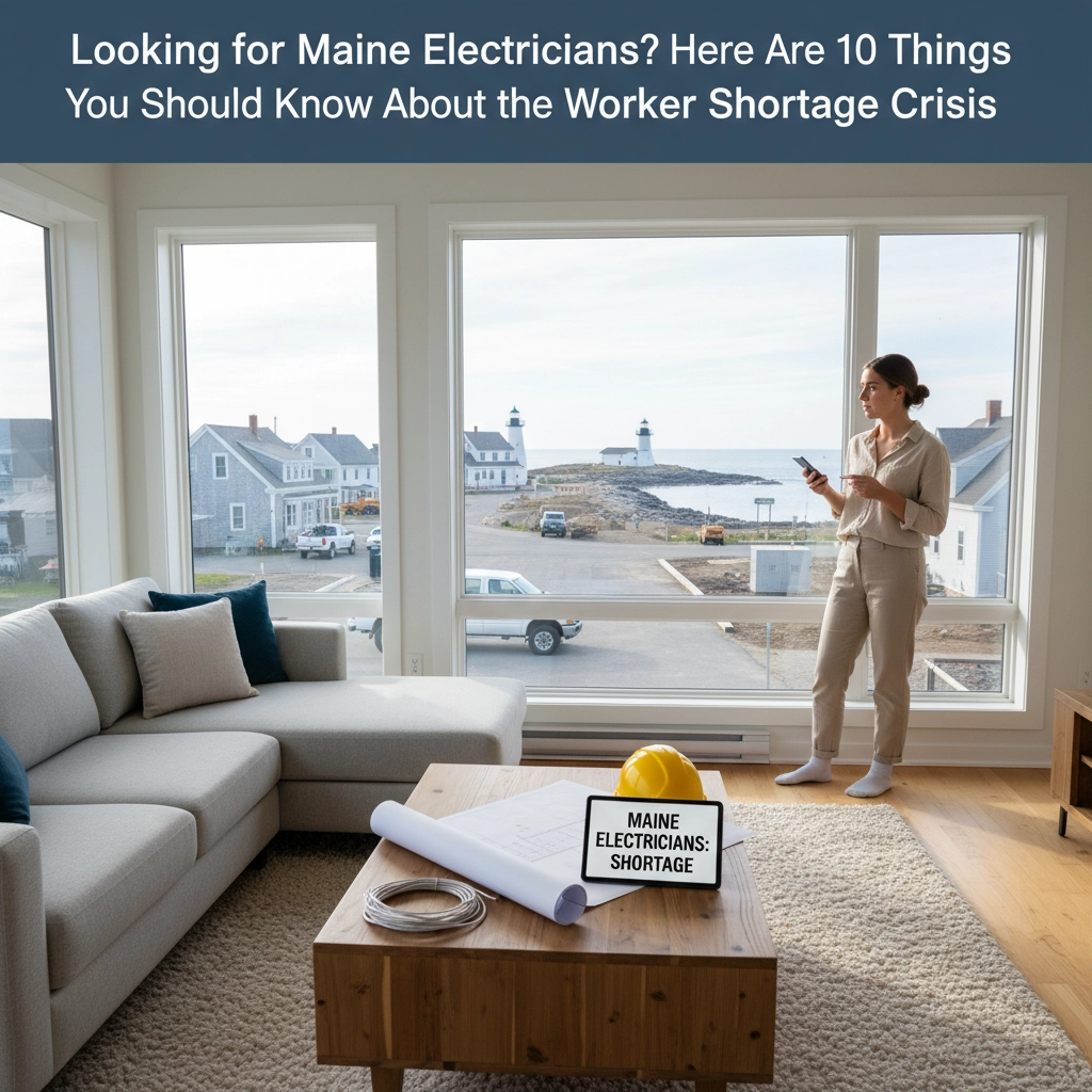 Looking for Maine Electricians? Here Are 10 Things You Should Know About the Worker Shortage Crisis
